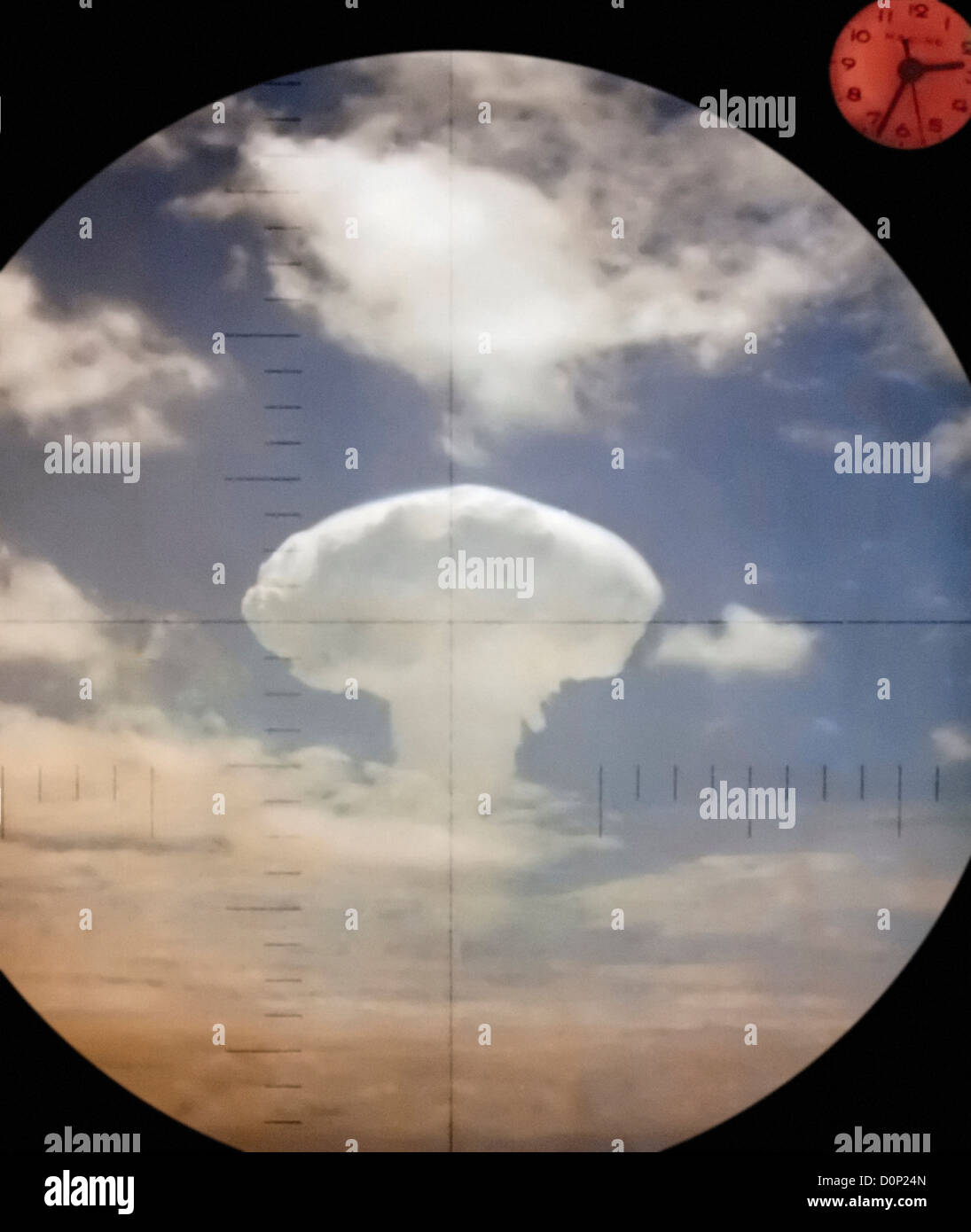 Fregattvogel nukleare Explosion Stockfoto