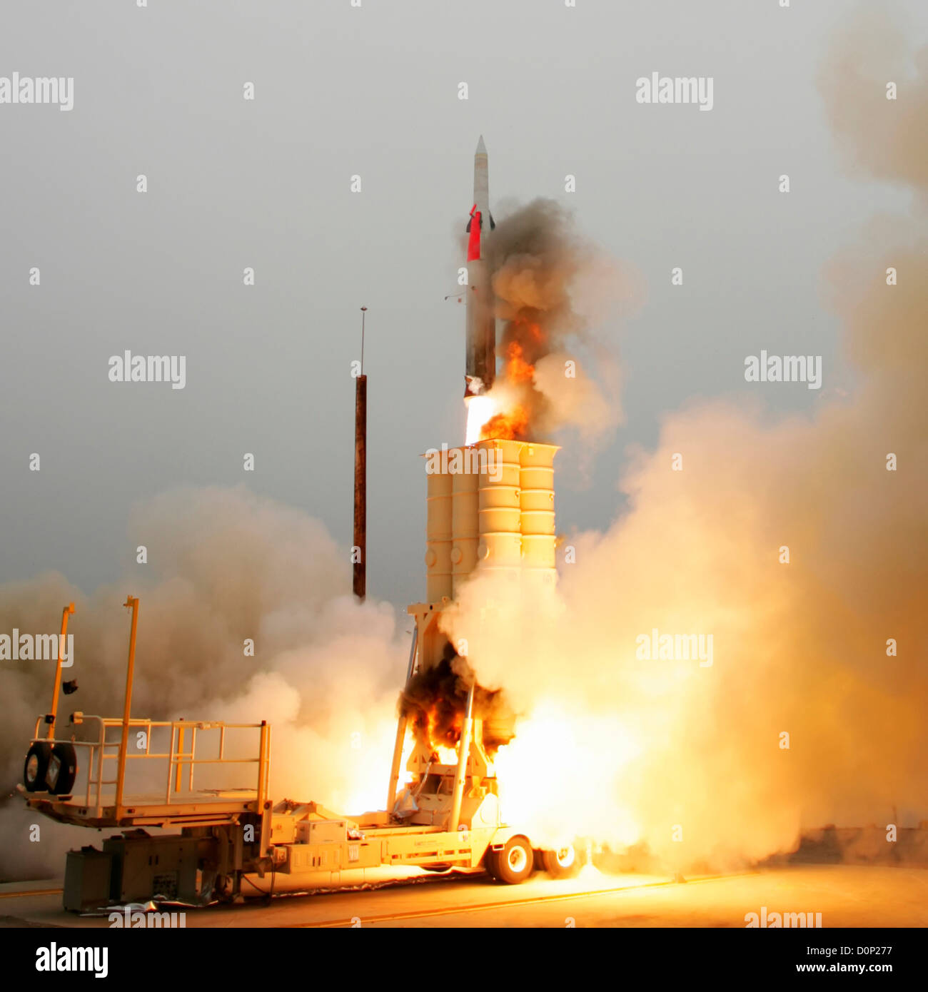 Arrow-Rakete starten Stockfoto