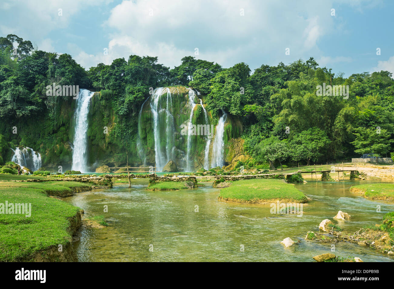 Ban Gioc Detian Wasserfall in Vietnam Stockfotografie Alamy