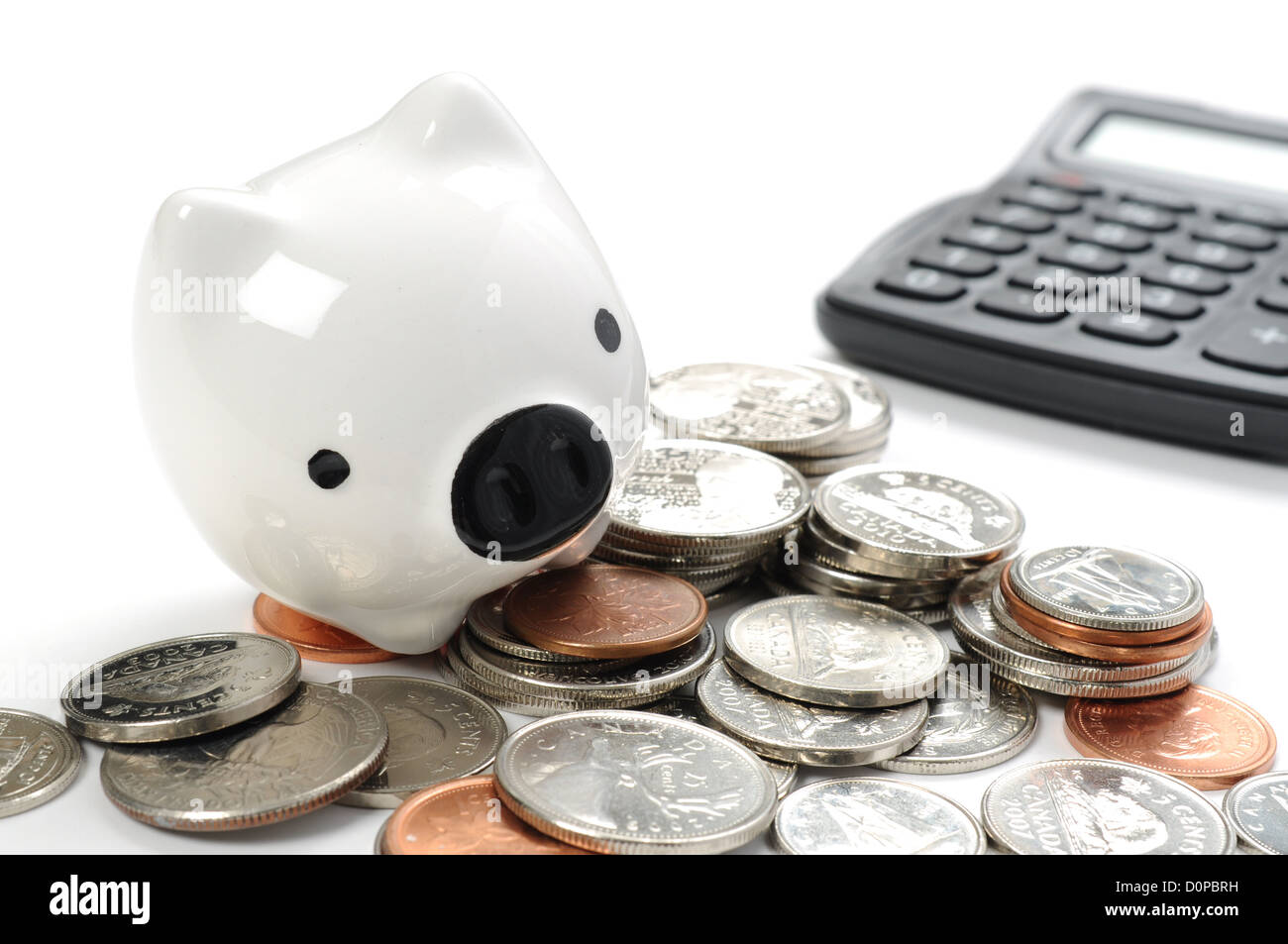 Abstrakt, Geld zu sparen Stockfoto