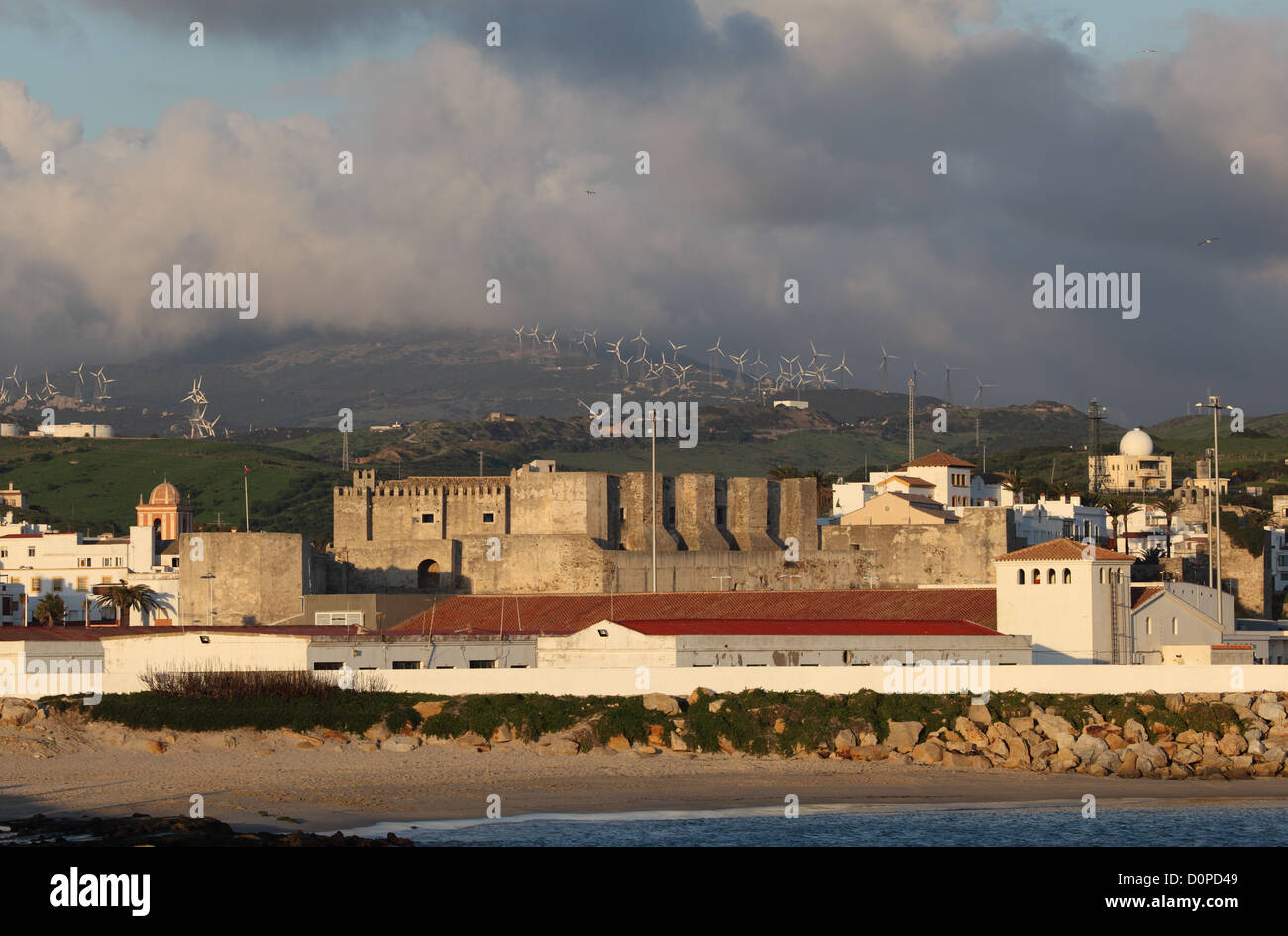 Alte Festung von Tarifa, Andalusien Spanien Stockfoto
