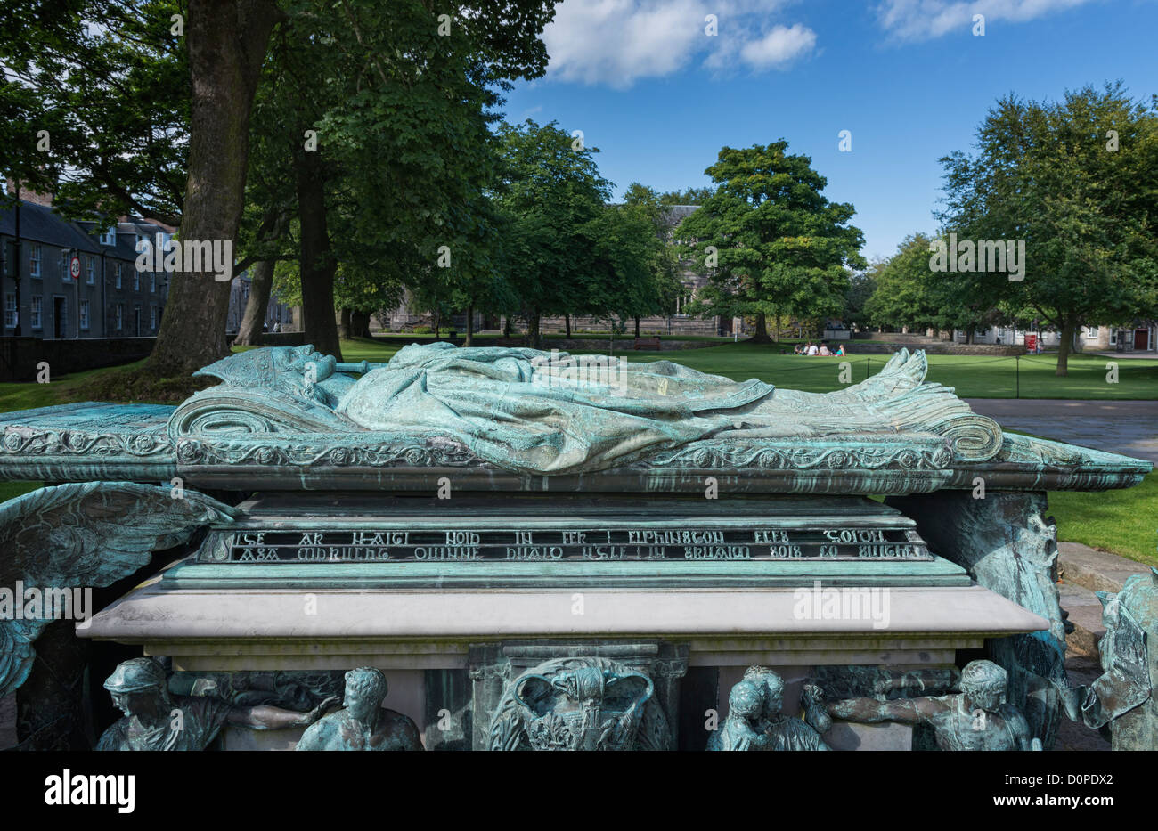 Bischof Elphinstone Grab, Old Aberdeen Stockfoto