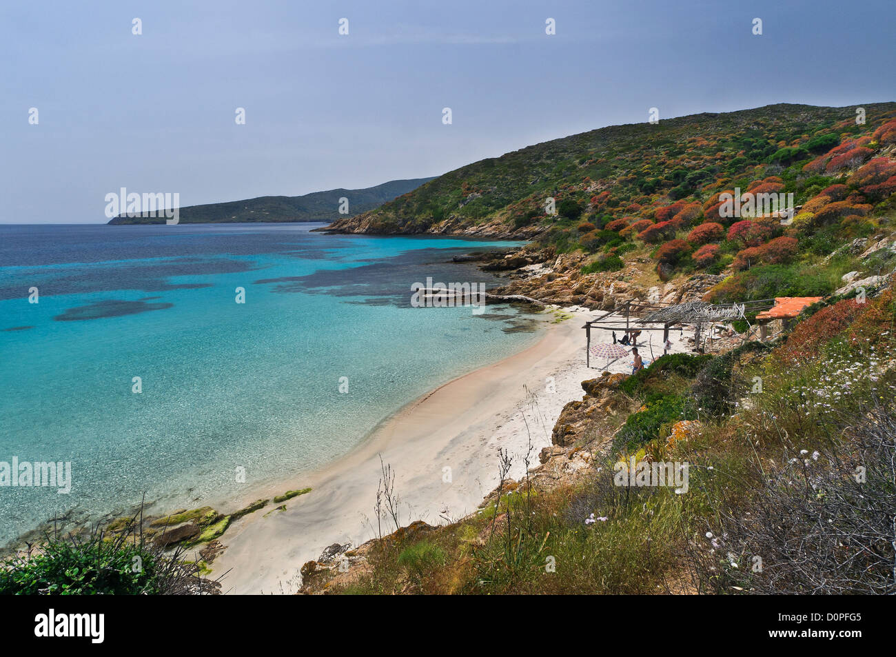Sabina Bucht, Asinara NP, Sardinien, Italien Stockfoto