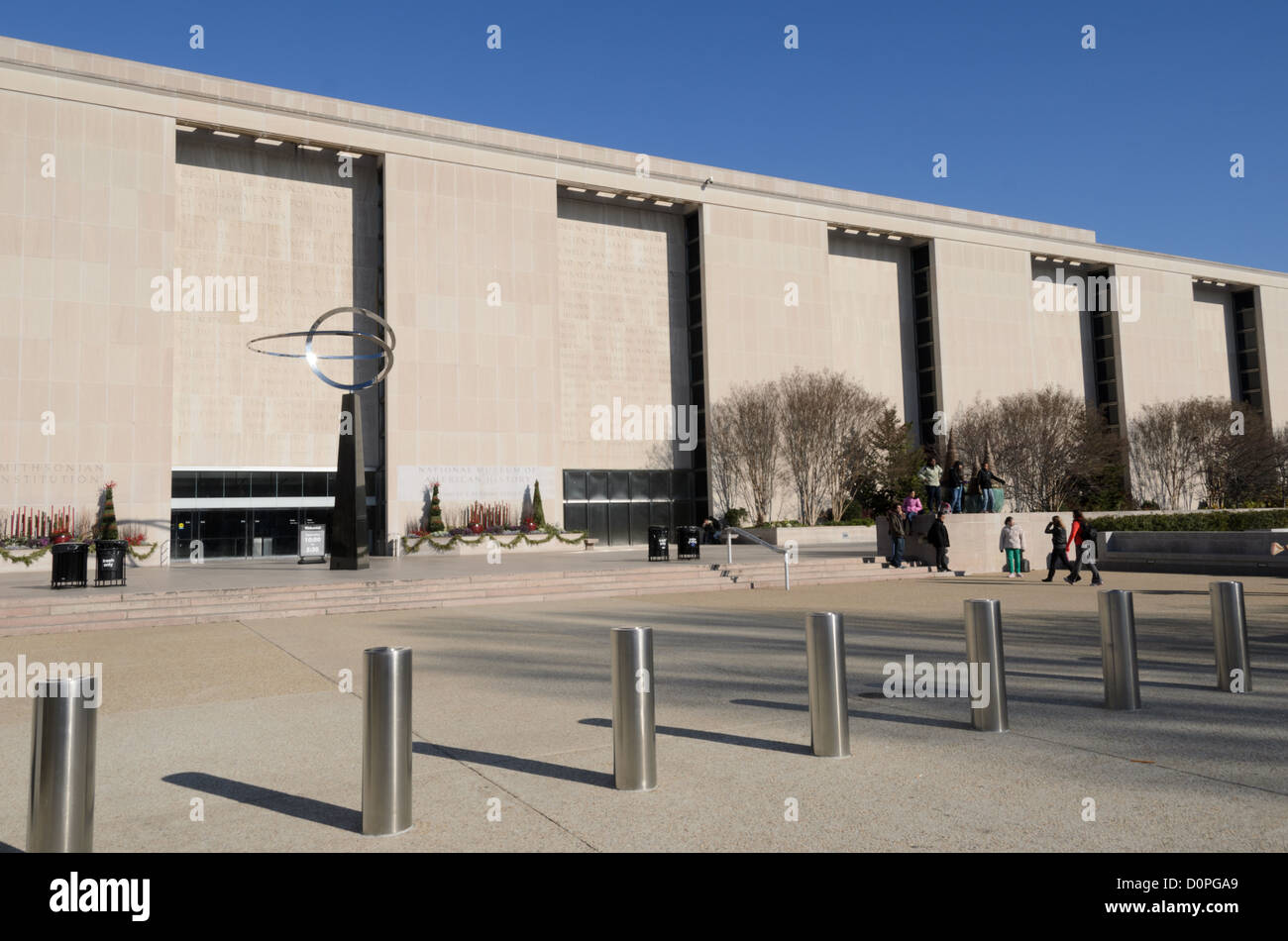 WASHINGTON DC, USA - Das Äußere des Smithsonian National Air und Space Museum auf der National Mall in Washington DC. Stockfoto