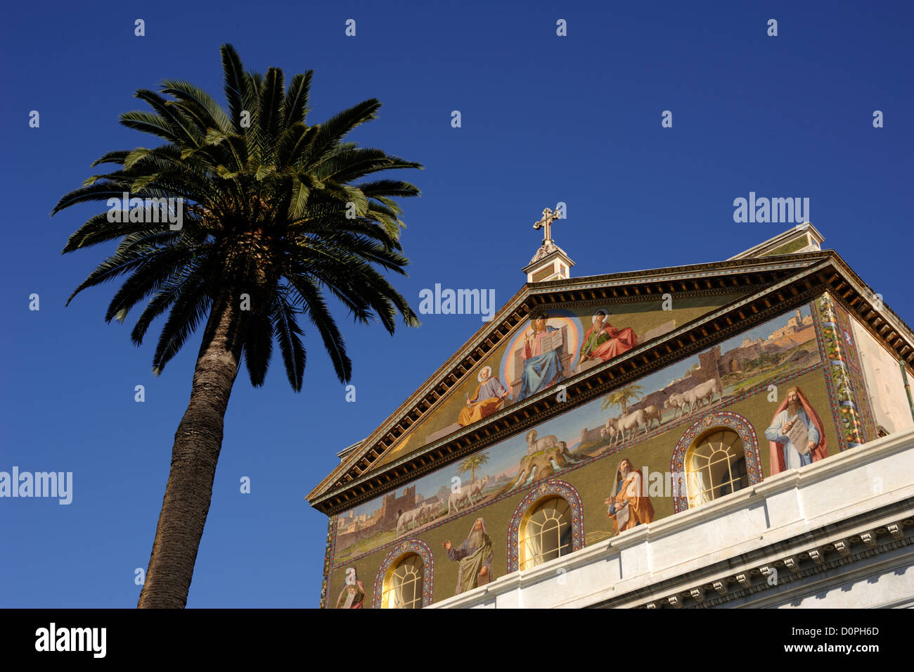 Italien, Rom, Basilika di San Paolo fuori le Mura Stockfoto