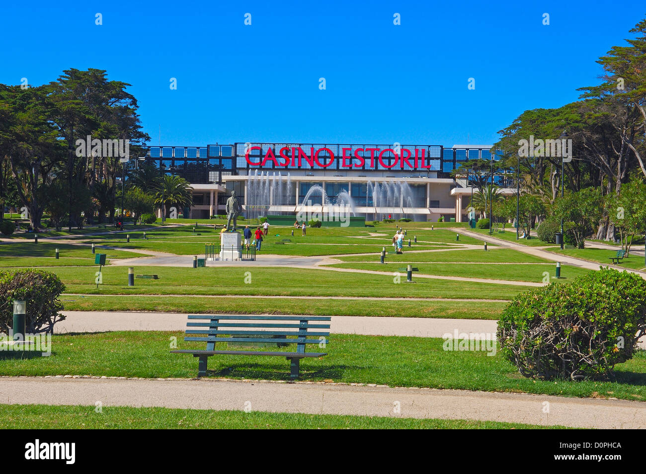 Estoril, Casino, Lissabon Küste, Portugal, Europa Stockfoto