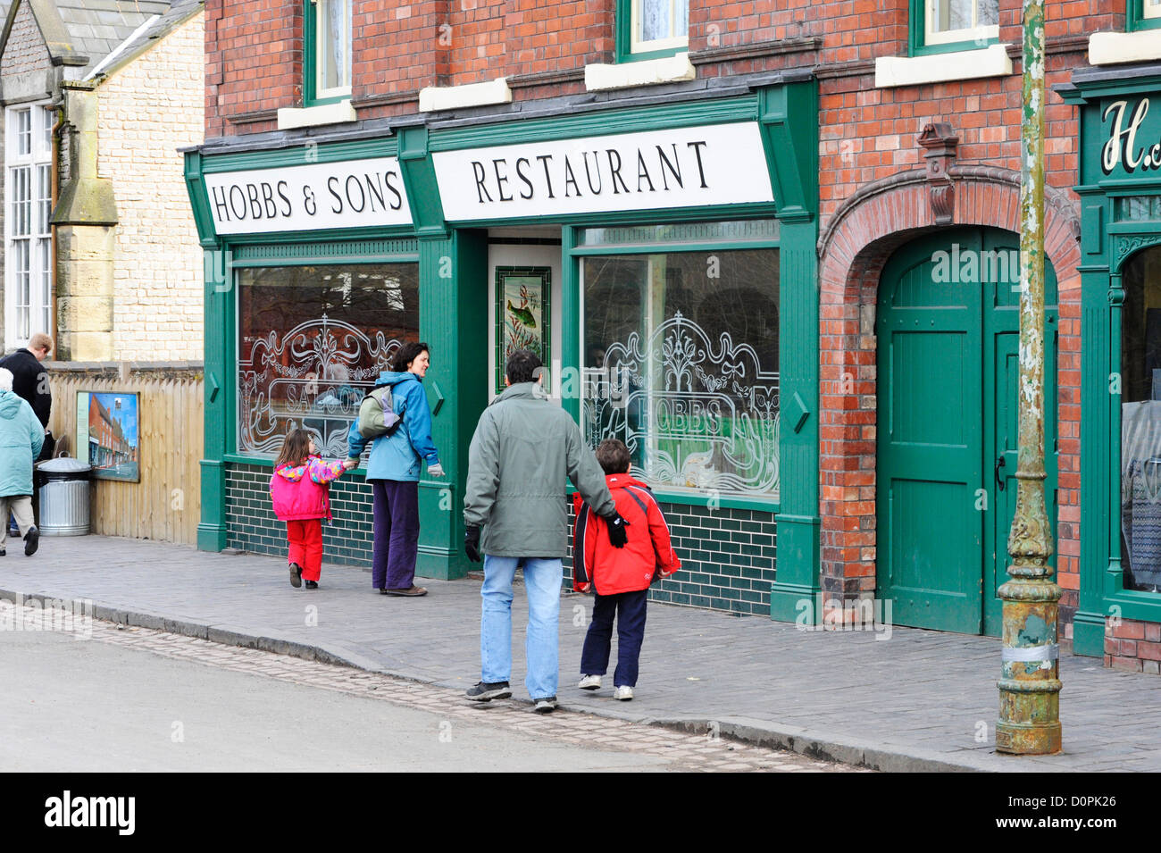 Fish &amp; Chips-Shop im Black Country Living Museum. Stockfoto
