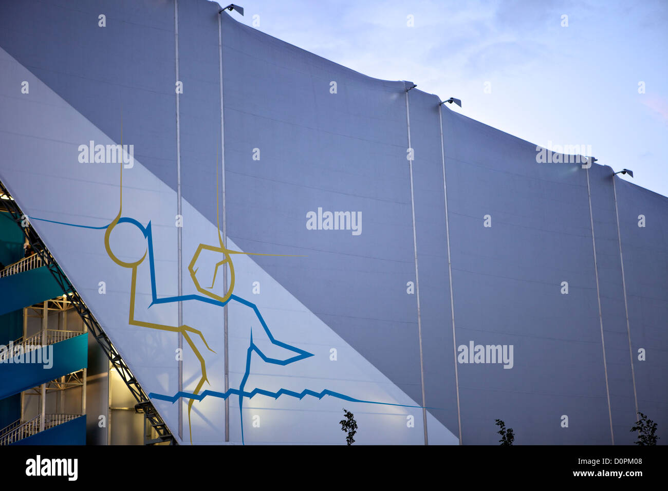 Water Polo Arena London 2012 Olympische Spiel, Olympiapark, Stratford, East London, UK Stockfoto