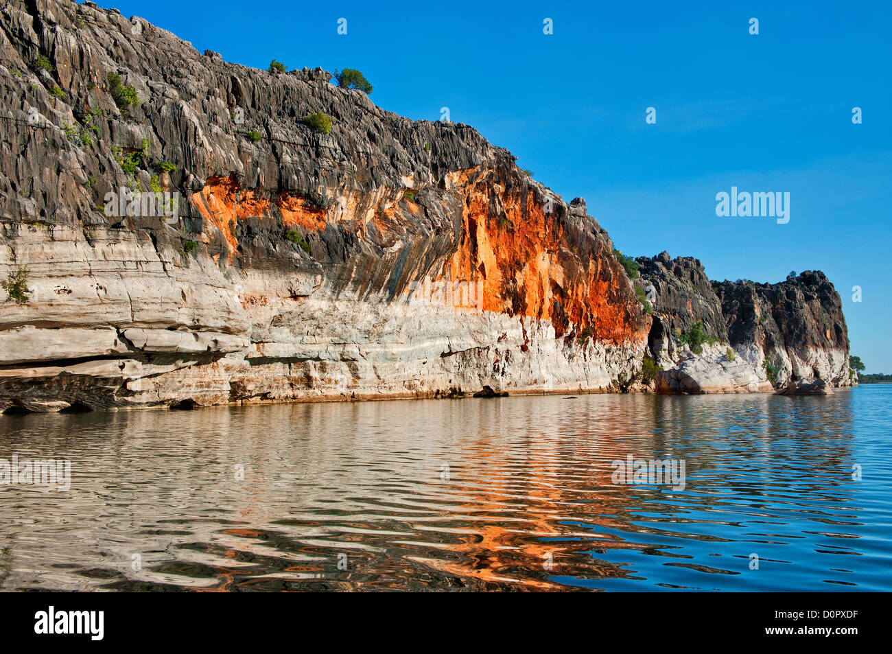 Nachmittägliche Reflexionen in der berühmten Geiki-Schlucht. Stockfoto