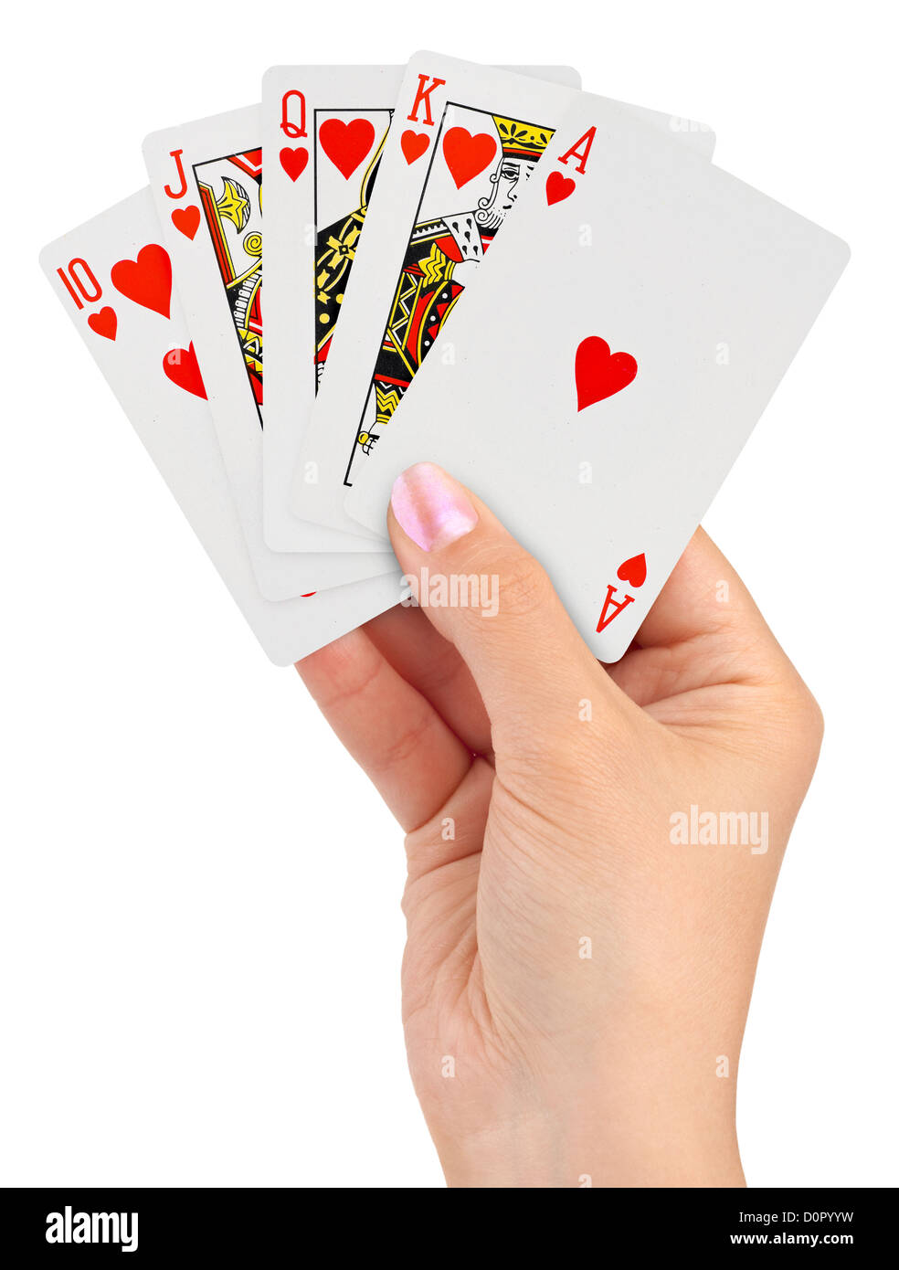 Karten in der hand -Fotos und -Bildmaterial in hoher Auflösung – Alamy