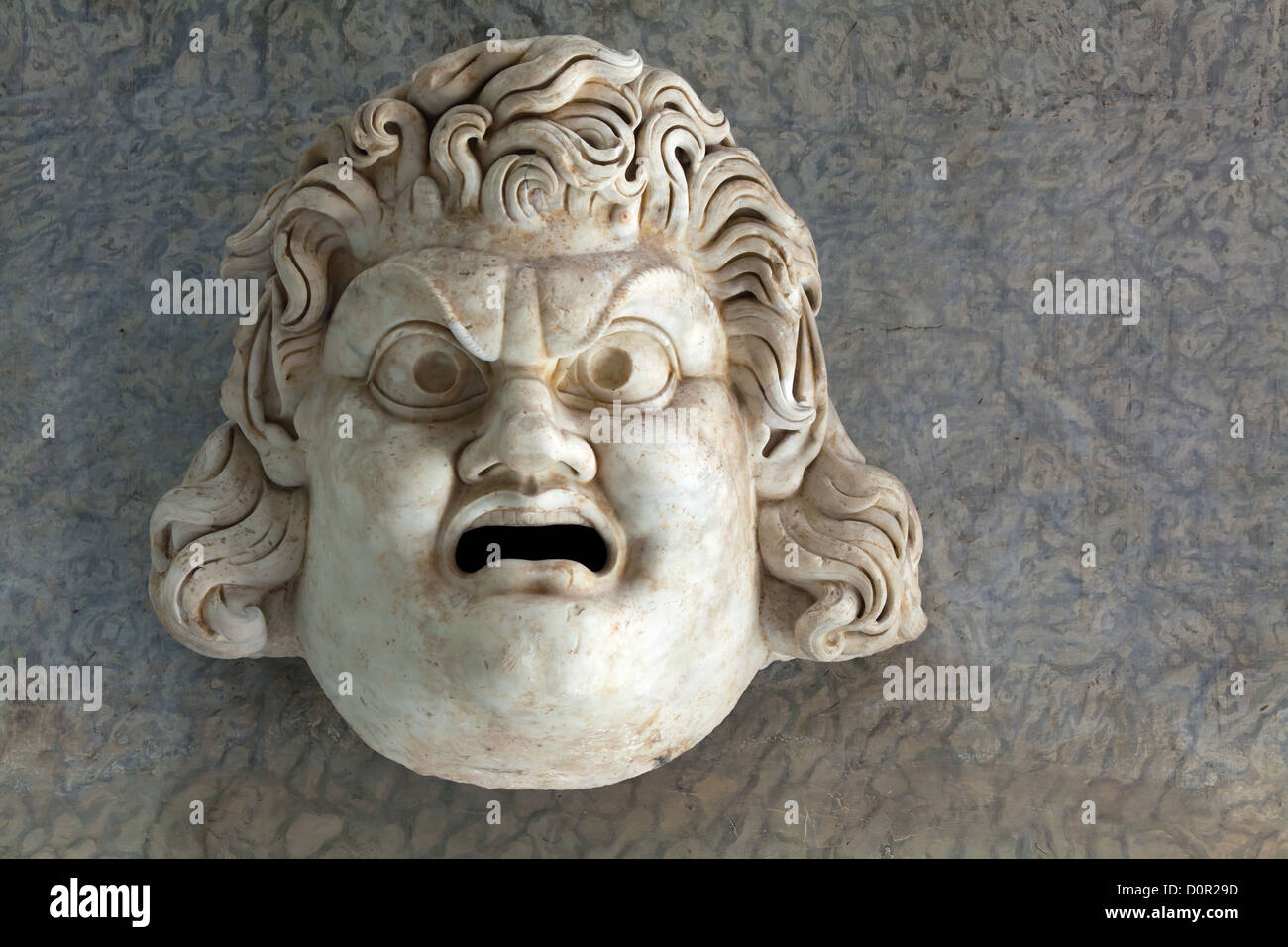 Antike Maske im Vatikanischen Museum Stockfoto
