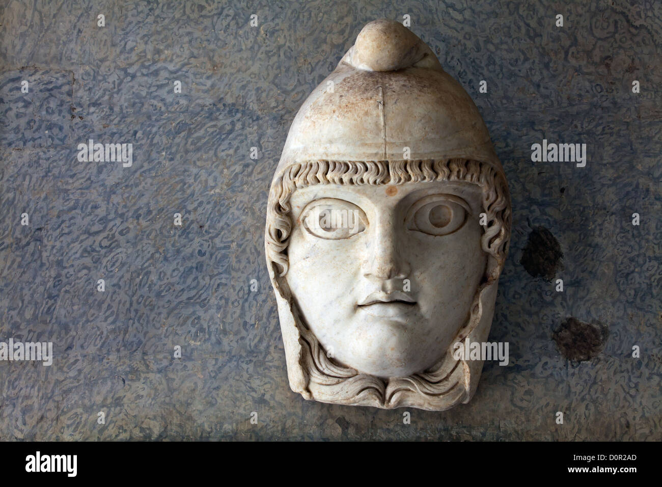 Antike Maske im Vatikanischen Museum Stockfoto