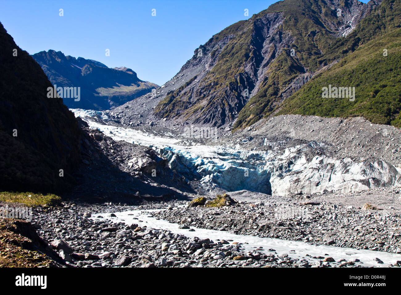Fox Glacier, Neuseeland Stockfoto