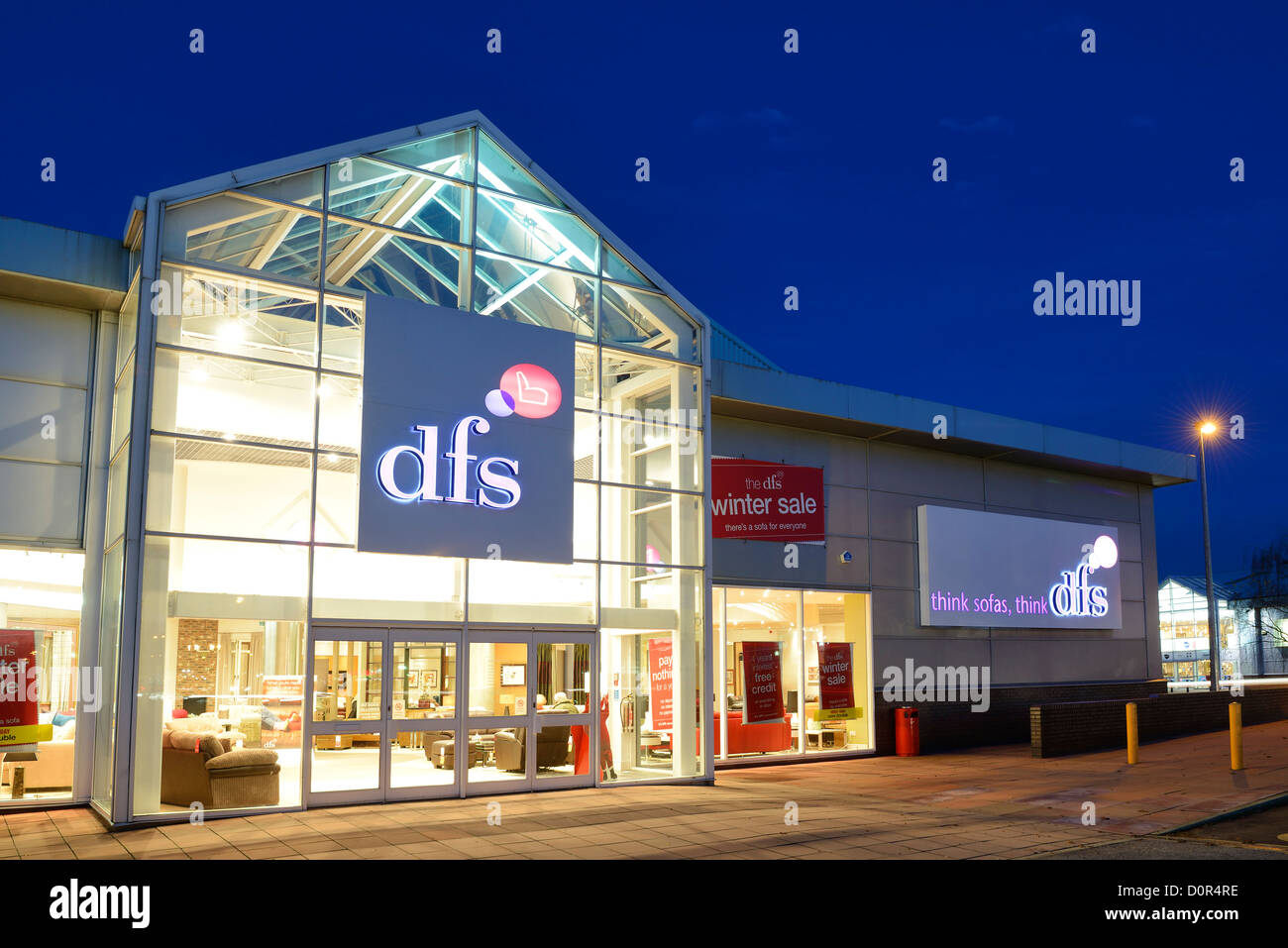 DFS-Einzelhandel-Einheit-Shop-Eingang Stockfoto