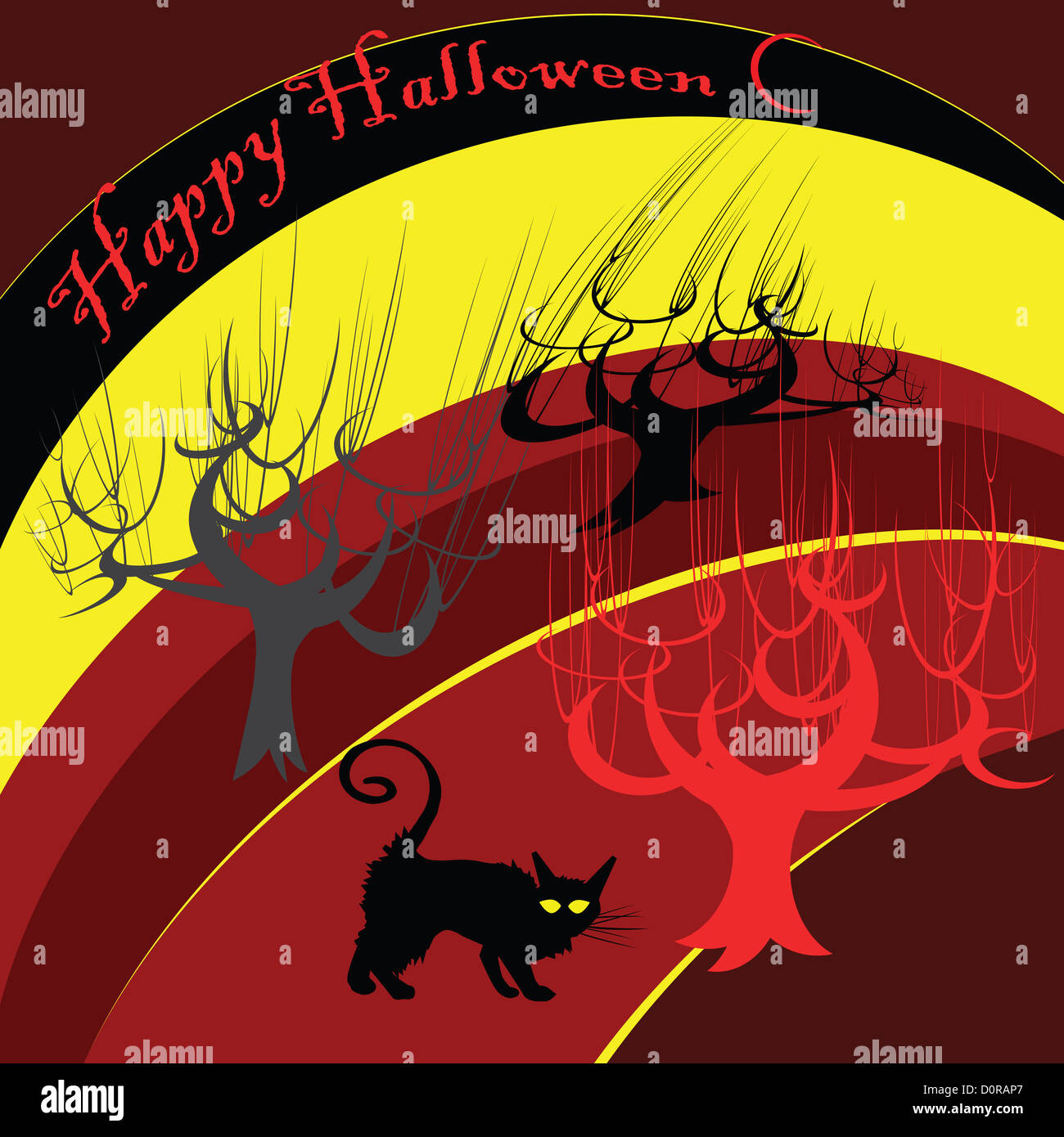 Happy Halloween Hintergrund Stockfoto