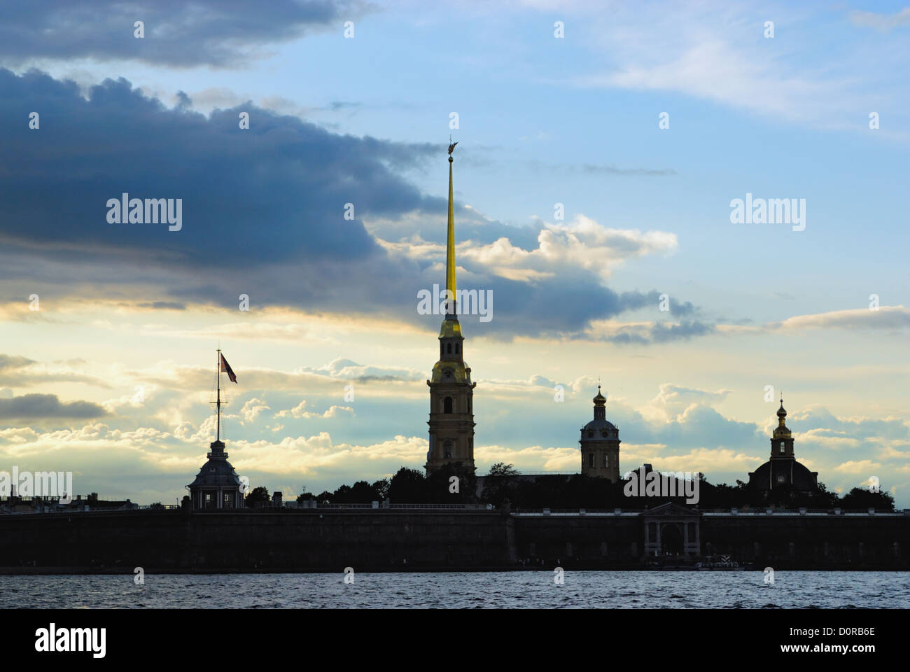 Peter-Pauls-Festung in Sankt Petersburg Stockfoto