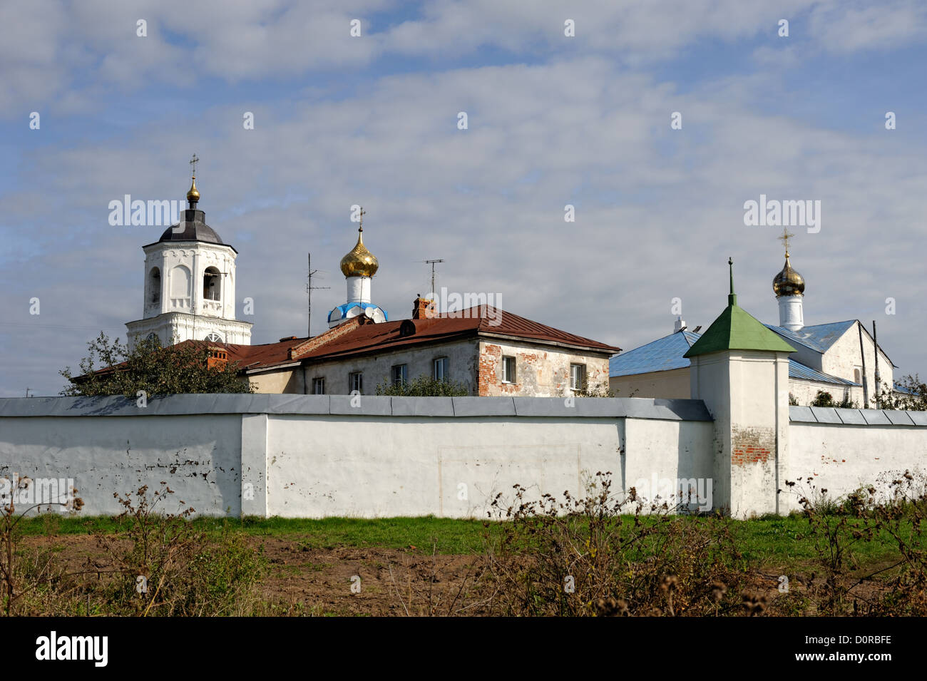 Alte russische orthodoxe Kloster Stockfoto