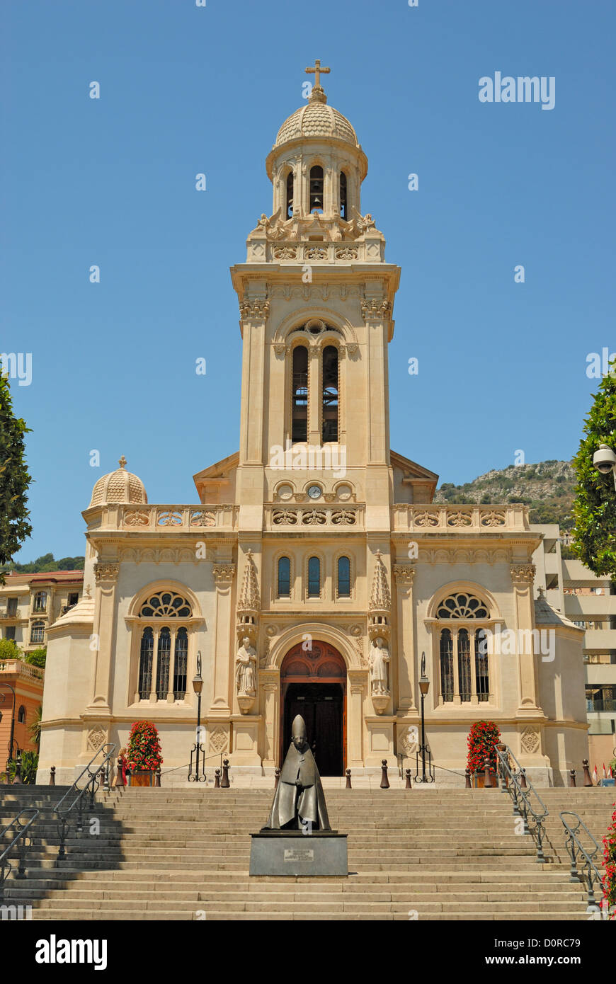 Kirche Saint-Charles in Monaco Stockfoto