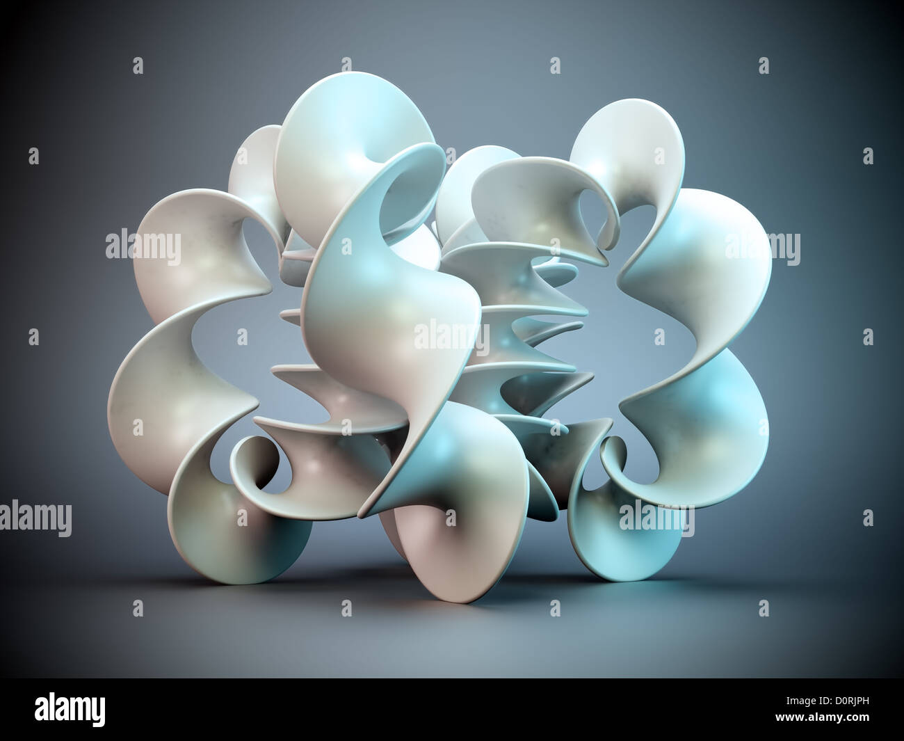 3D abstrakte Form Stockfoto