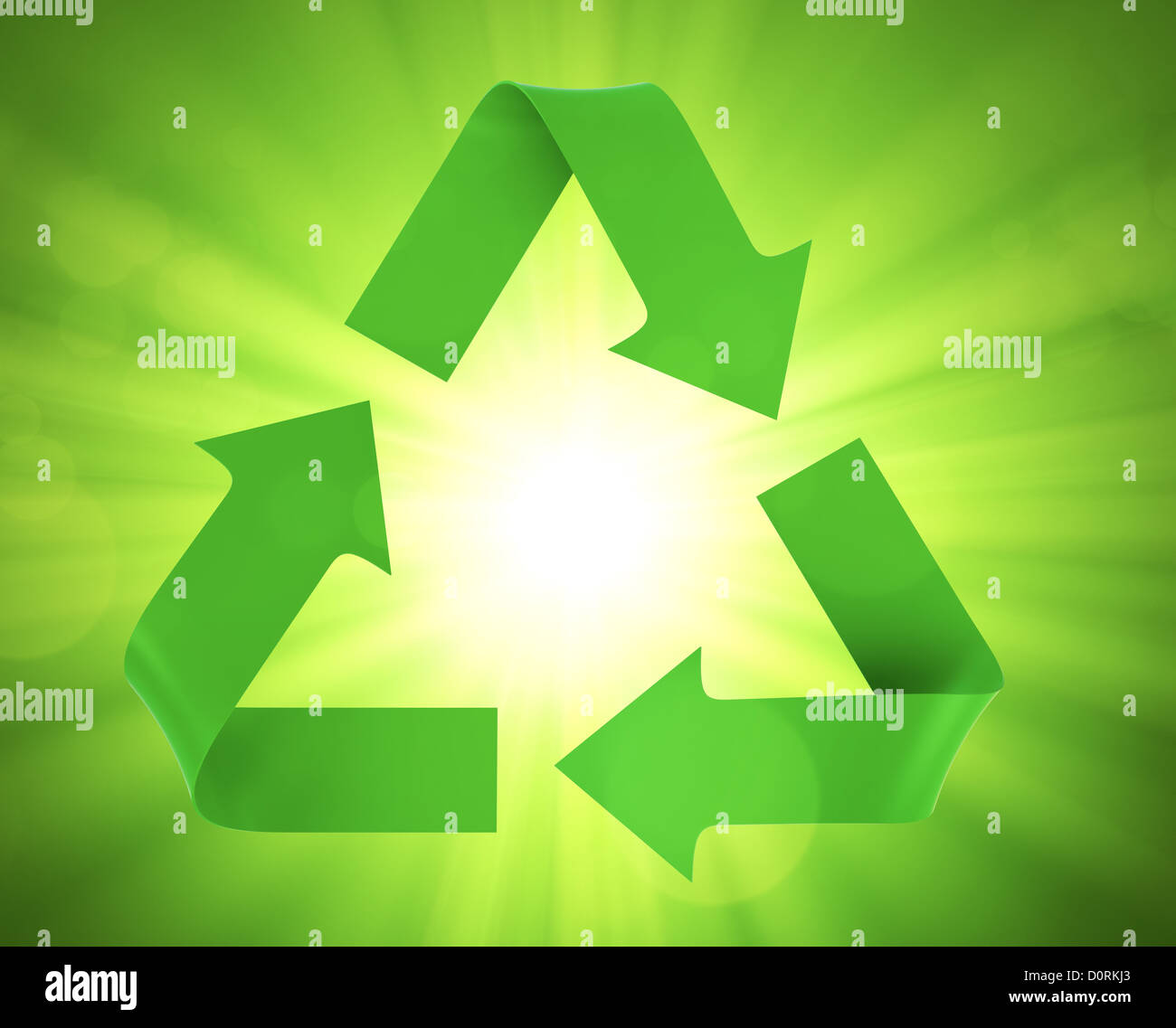 Recycling-symbol Stockfoto