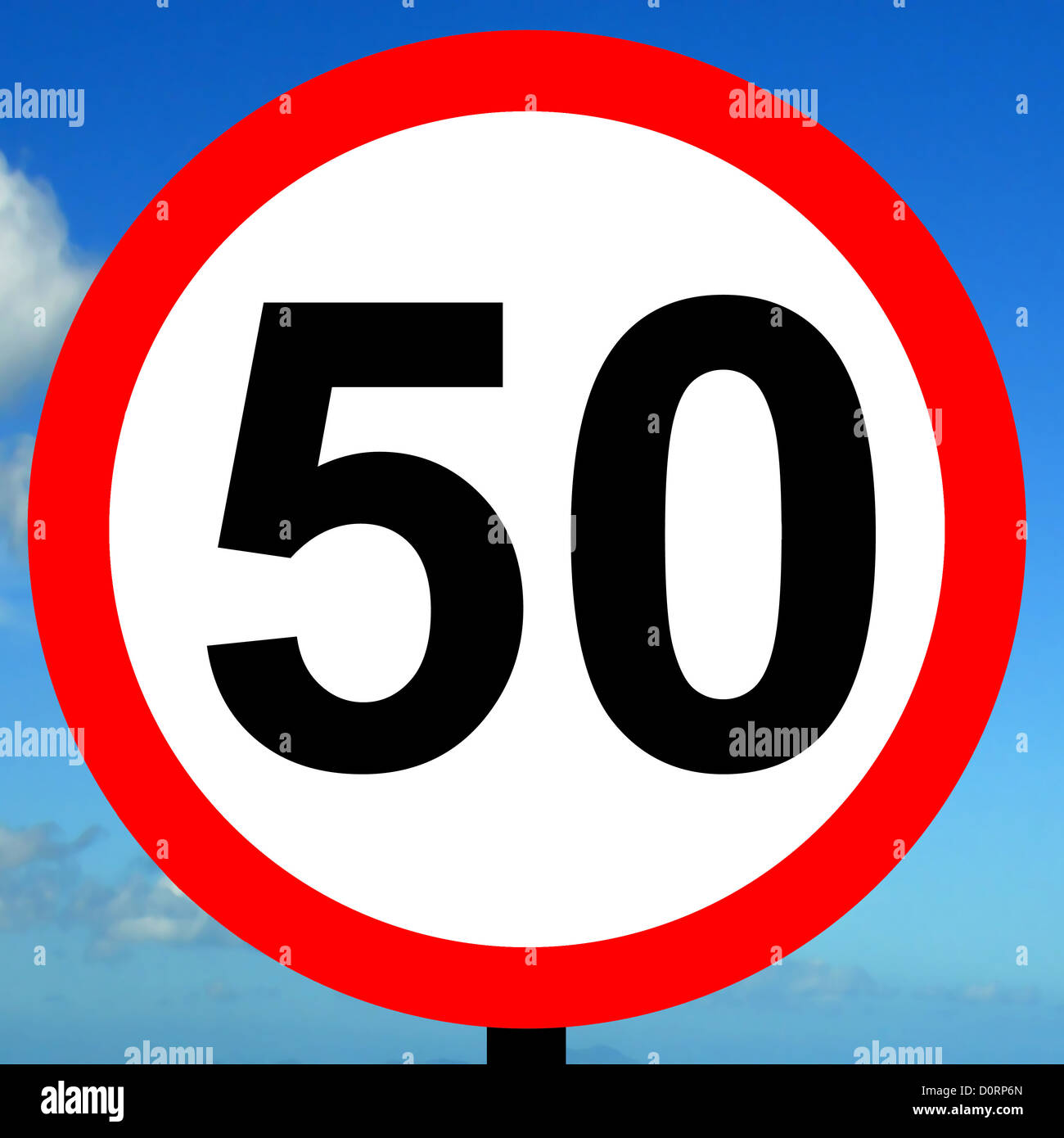 Geschwindigkeitsschild 40 Km/h, Folie