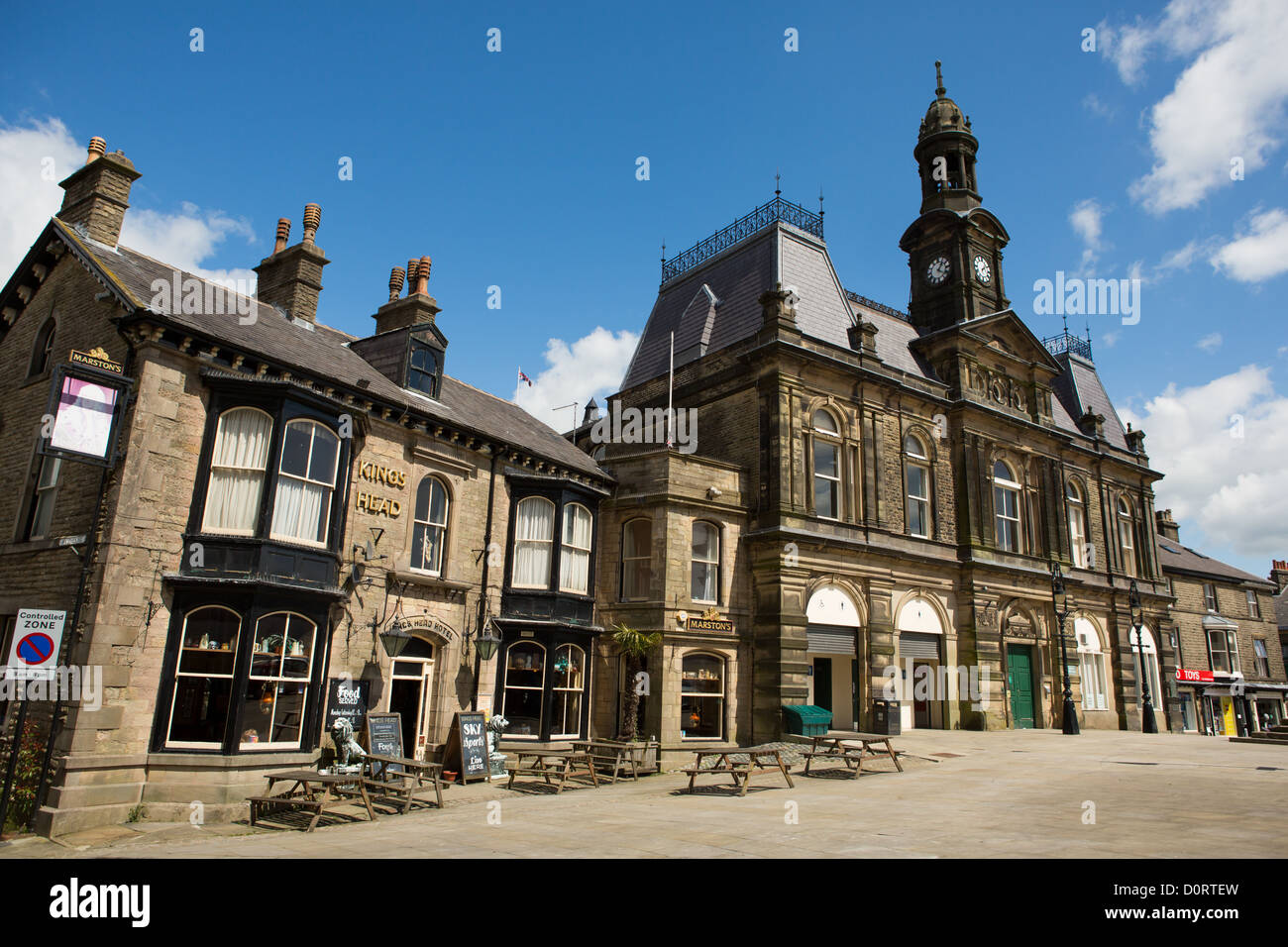 Buxton Rathaus, Peak District, Derbyshire, UK Stockfoto