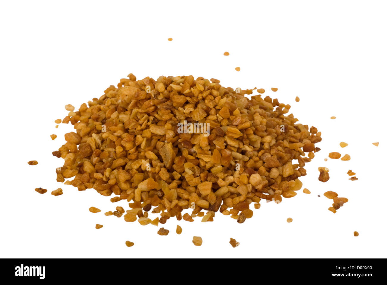 Nahaufnahme des Haufens von Haferflocken Stockfoto