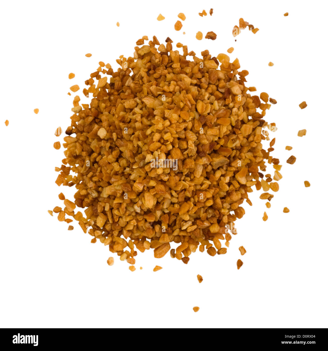 Nahaufnahme des Haufens von Haferflocken Stockfoto