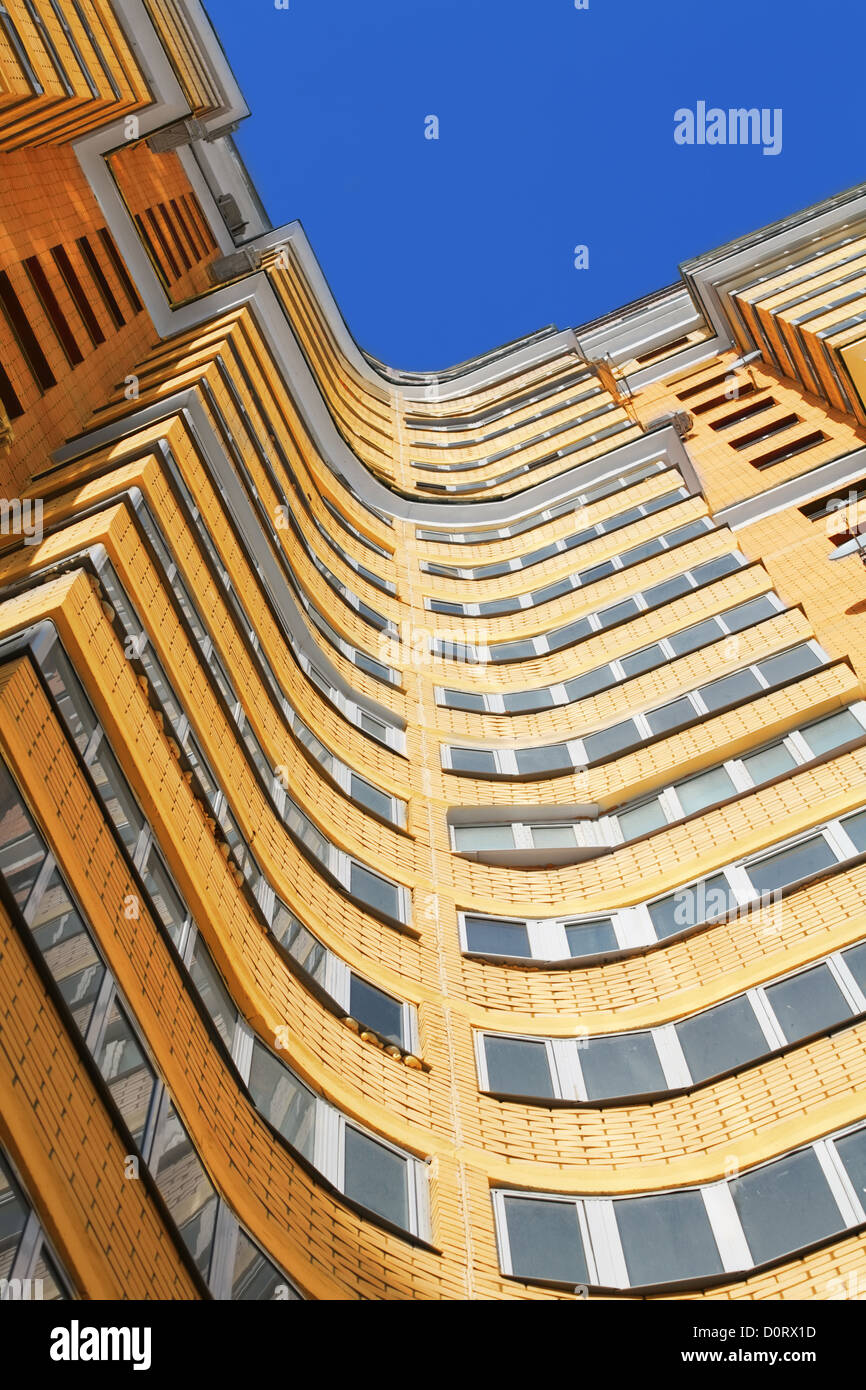 Wohnung-Wolkenkratzer Stockfoto