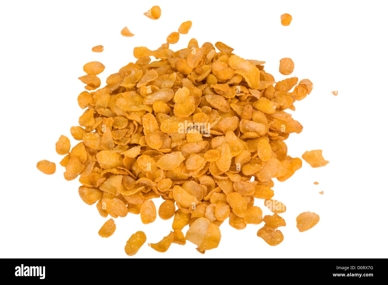 Nahaufnahme von Cornflakes Stockfoto