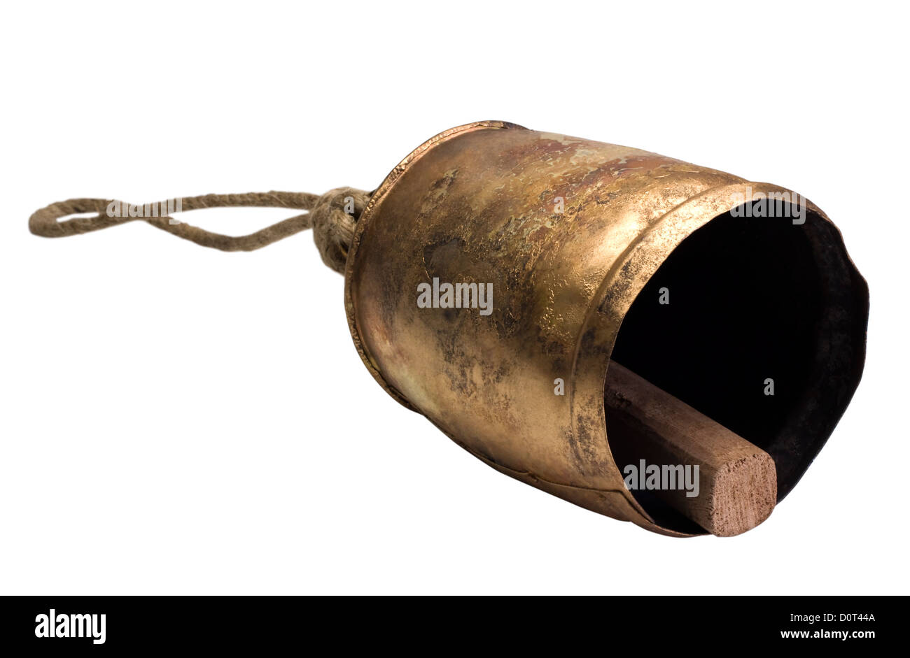 Nahaufnahme einer Kuh-Glocke Stockfoto