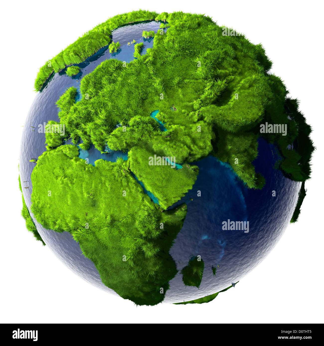 Grüne Erde Stockfoto