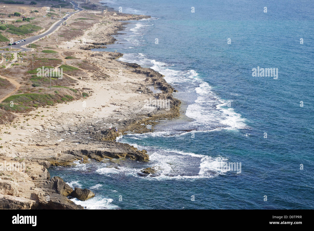 Rosh Hanikra Nord-Israel Stockfoto