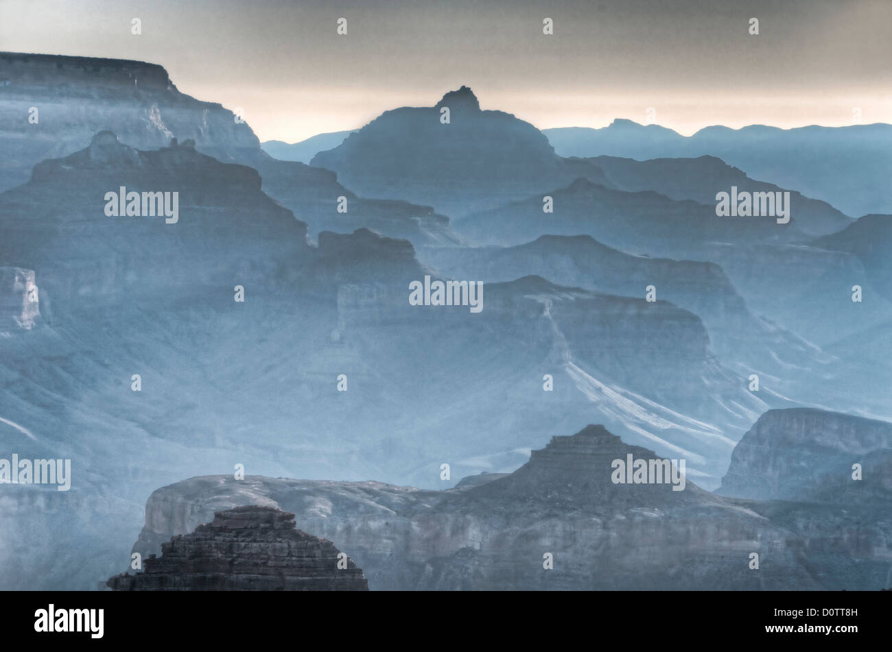 Grand Canyon, Berge, Canyon, Natur, Landschaft, Nationalpark, Ansicht, Südrand, Arizona, USA, USA, Amerika, Stockfoto