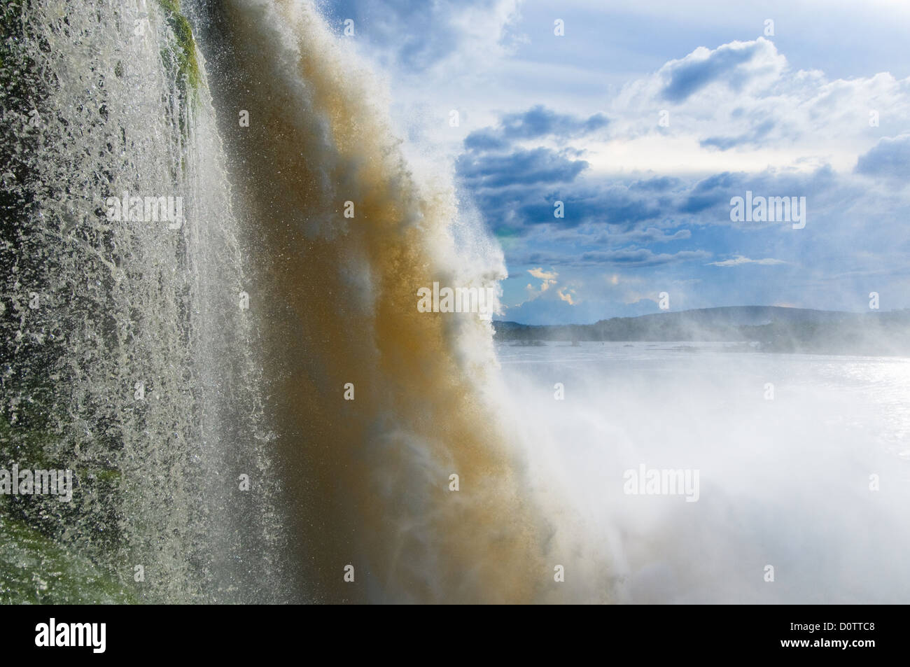 Wasserfall in Canaima Venezuela Stockfoto