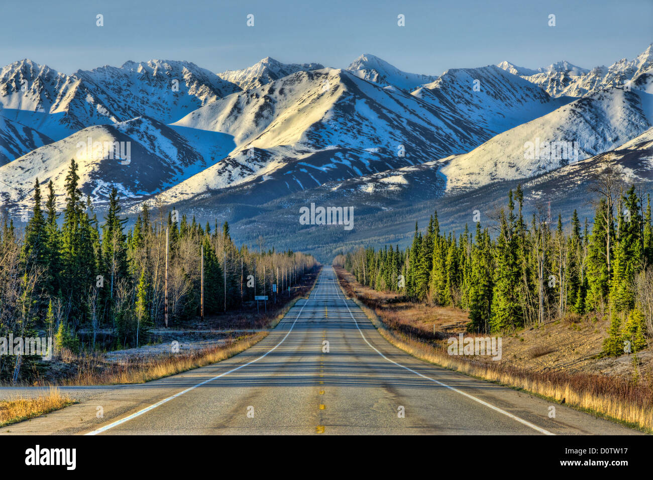 Steese Highway, Alaska, USA, USA, Amerika, Stockfoto