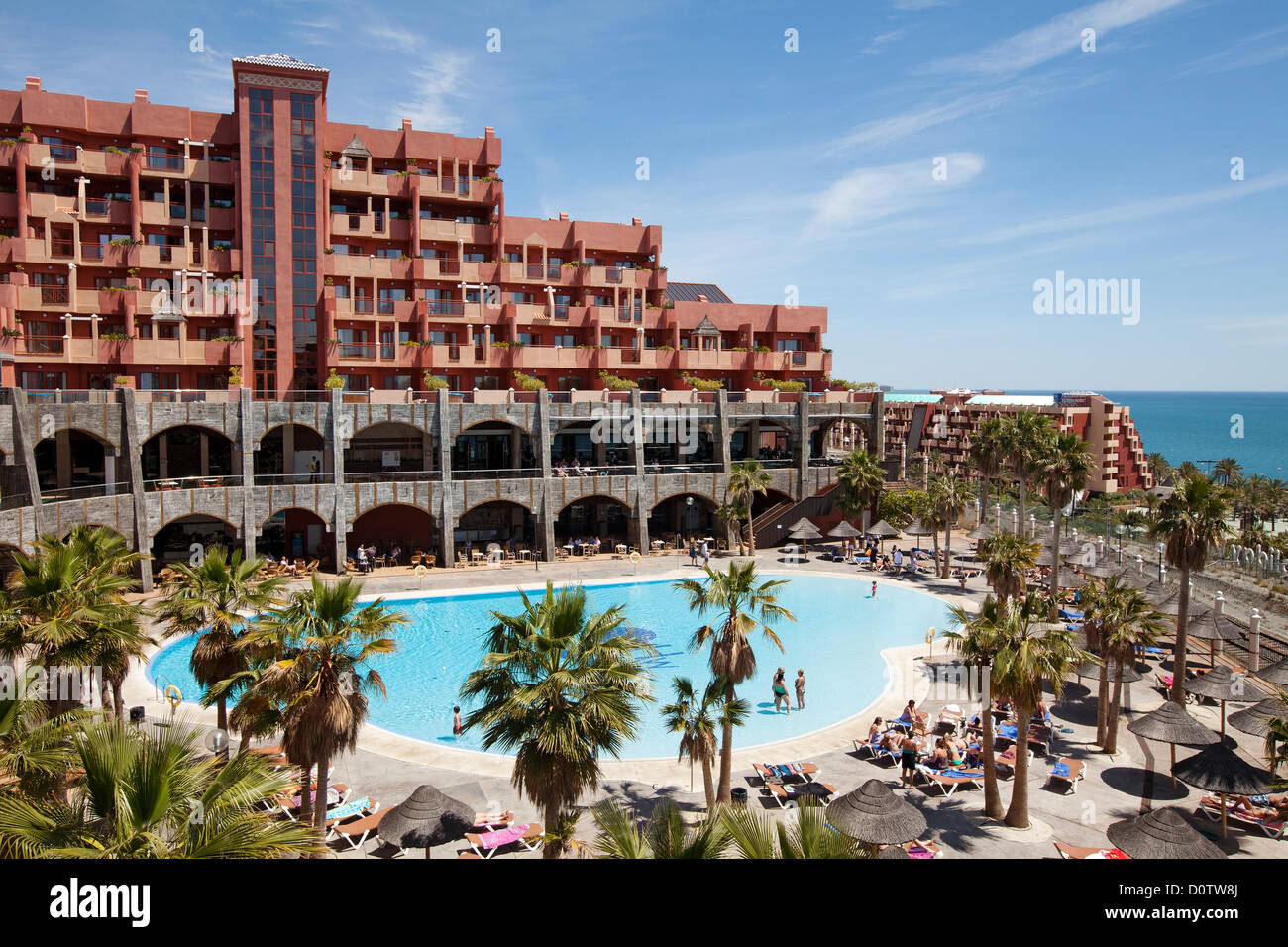 Resort Hotel Holiday World Benalmadena Malaga Andalusien Spanien Stockfotografie Alamy