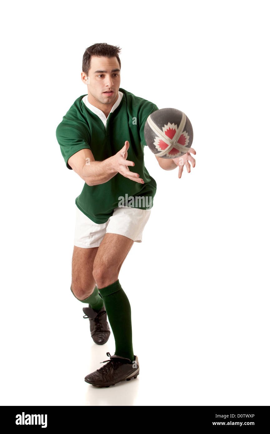 Rugby-Spieler Stockfoto