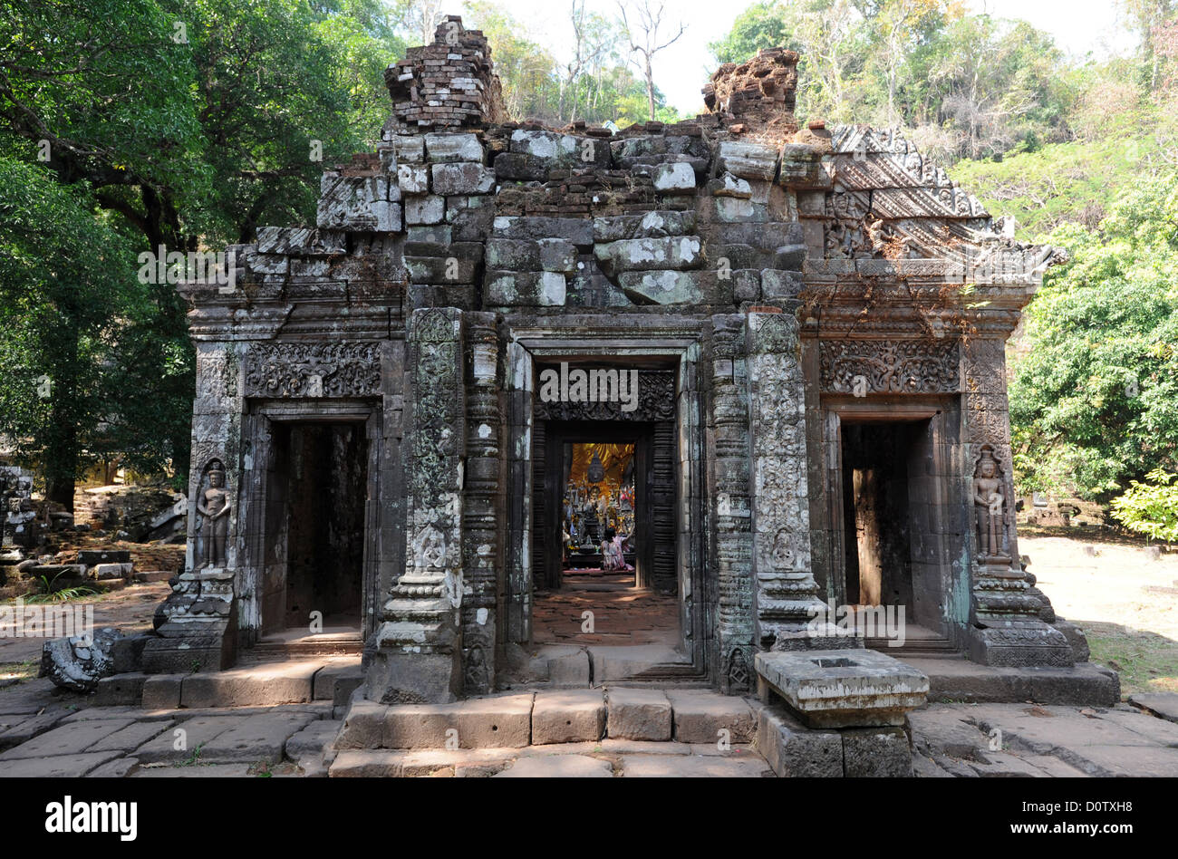 Laos, Asien, Wat Phu, Unesco, Welterbe, Tempel, Buddhismus, Religion, historische, Archäologie, Khmer Stockfoto