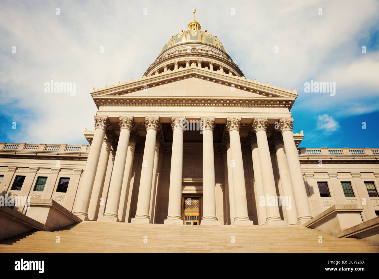Charleston, West Virginia - State Capitol Building Stockfoto