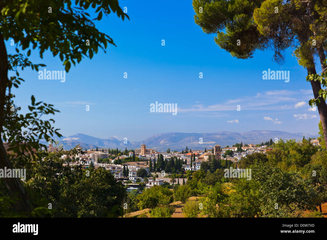 Alhambra-Palast in Granada Spanien Stockfoto