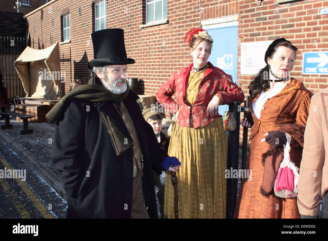 Ein viktorianischer gentleman Stockfoto