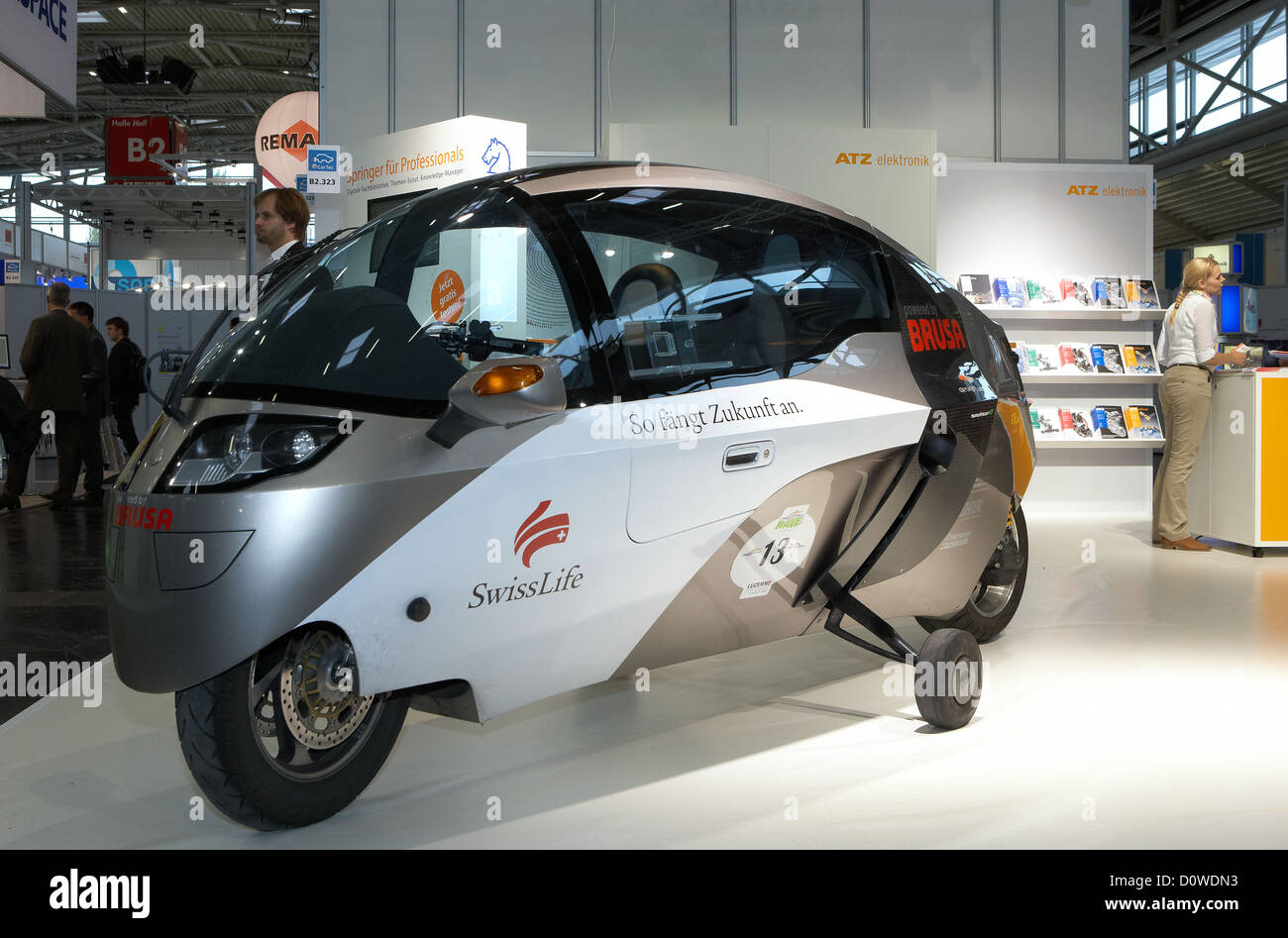 ECarTec München - internationale Fachmesse für Elektromobilitaet Stockfoto