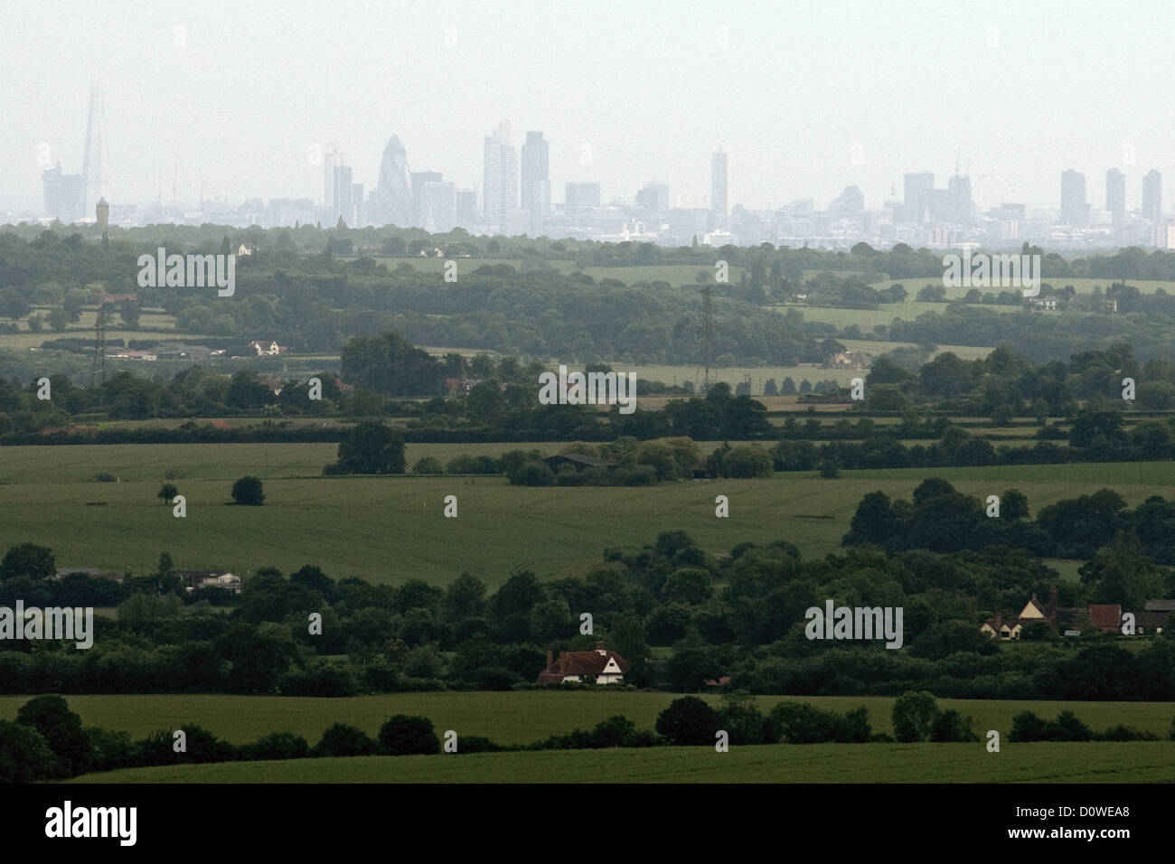 London - Ballooning, Chipping Ongar, Essex, Großbritannien Stockfoto