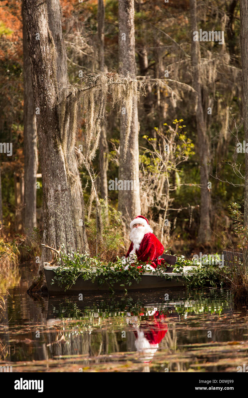 Charleston Usa 1 Dezember 2012 Der Weihnachtsmann Kommt Mit