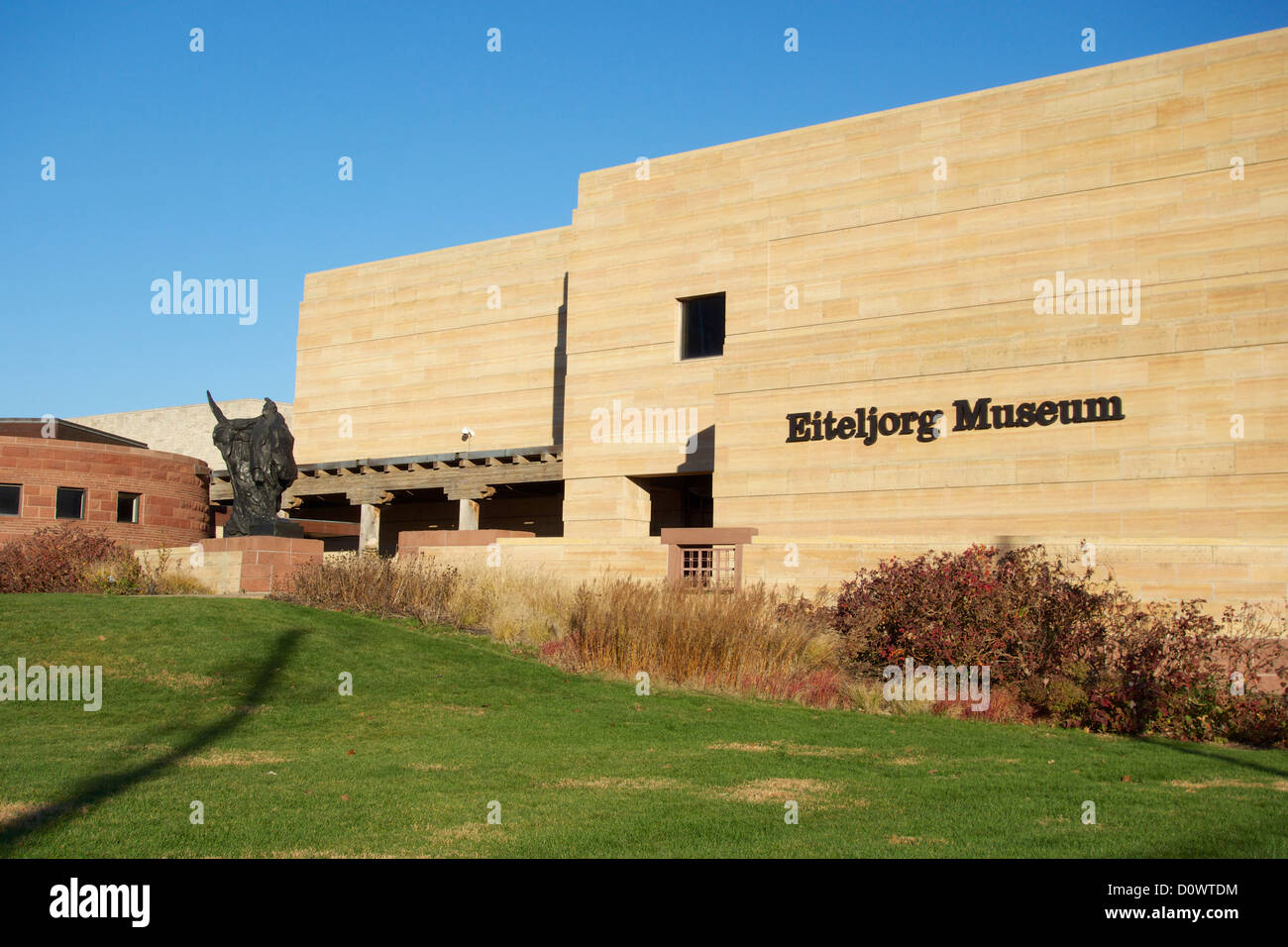 Eiteljorg Museum der amerikanischen Indianer und westlicher Kunst. Indianapolis, Indiana. Stockfoto
