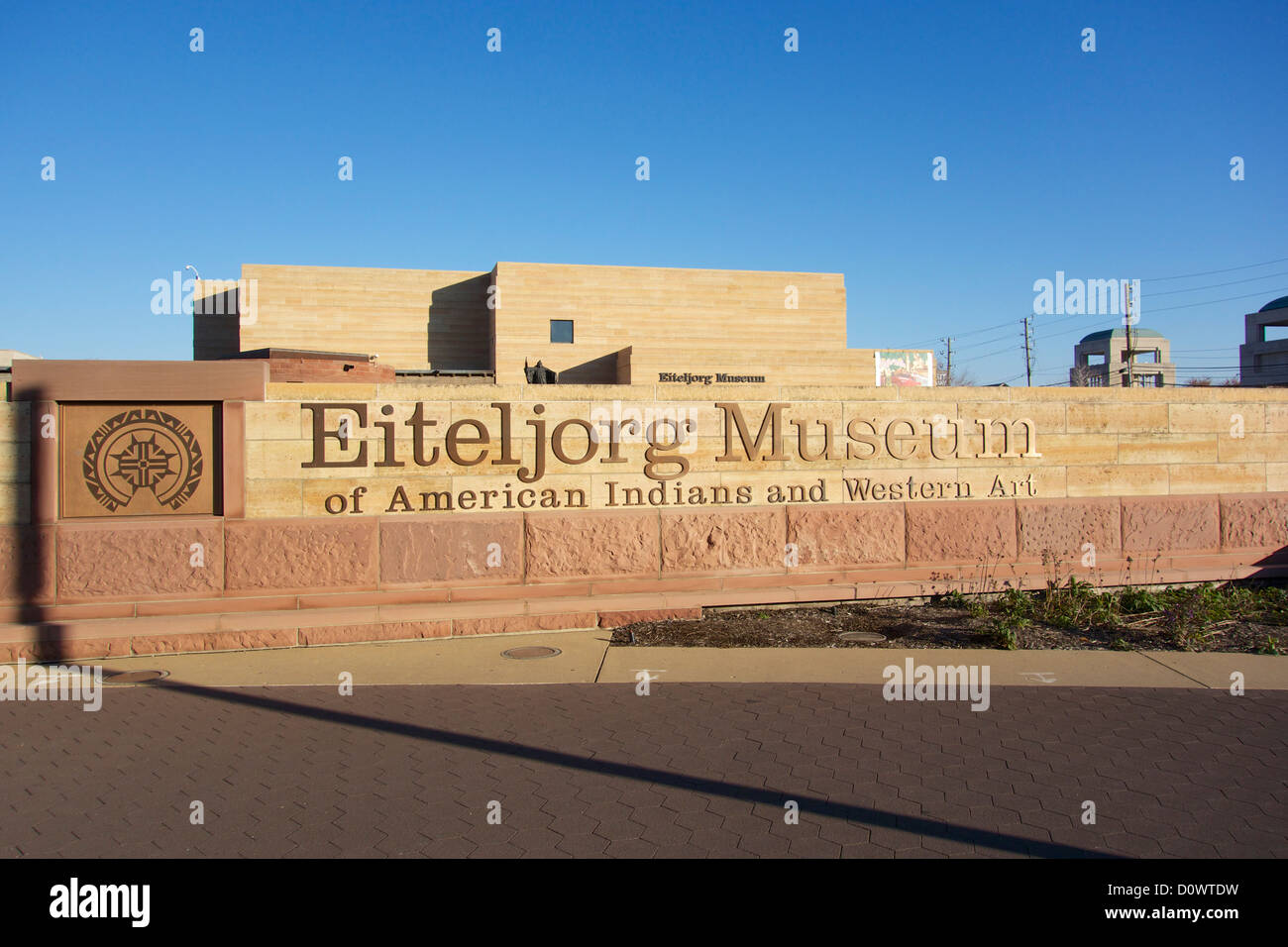 Eiteljorg Museum der amerikanischen Indianer und westlicher Kunst. Indianapolis, Indiana. Stockfoto