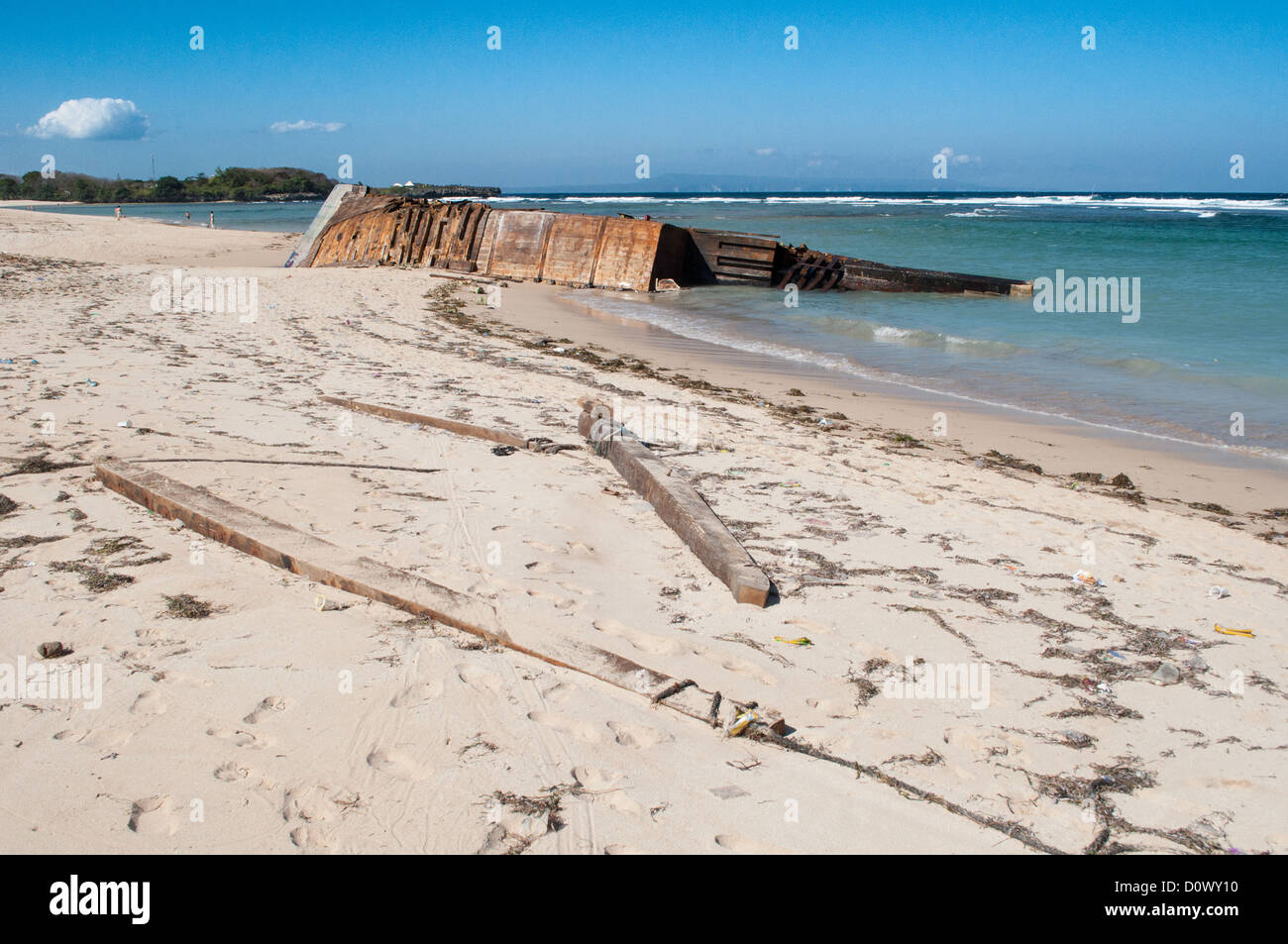 Mengiat Strand, Nusa Dua, Bali, Indonesien Stockfoto