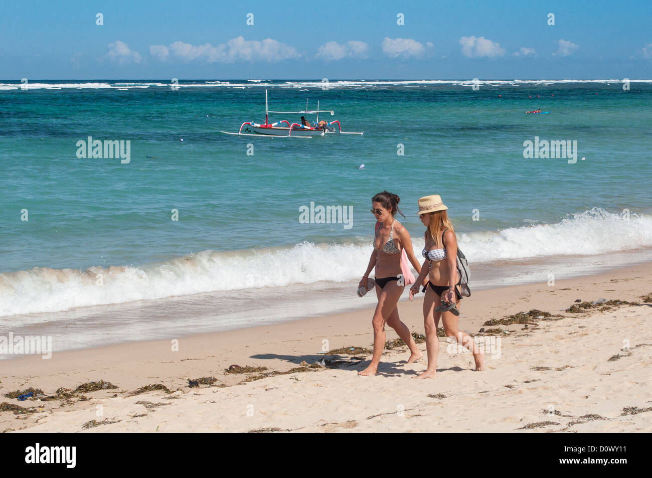 Mengiat Strand, Nusa Dua, Bali, Indonesien Stockfoto