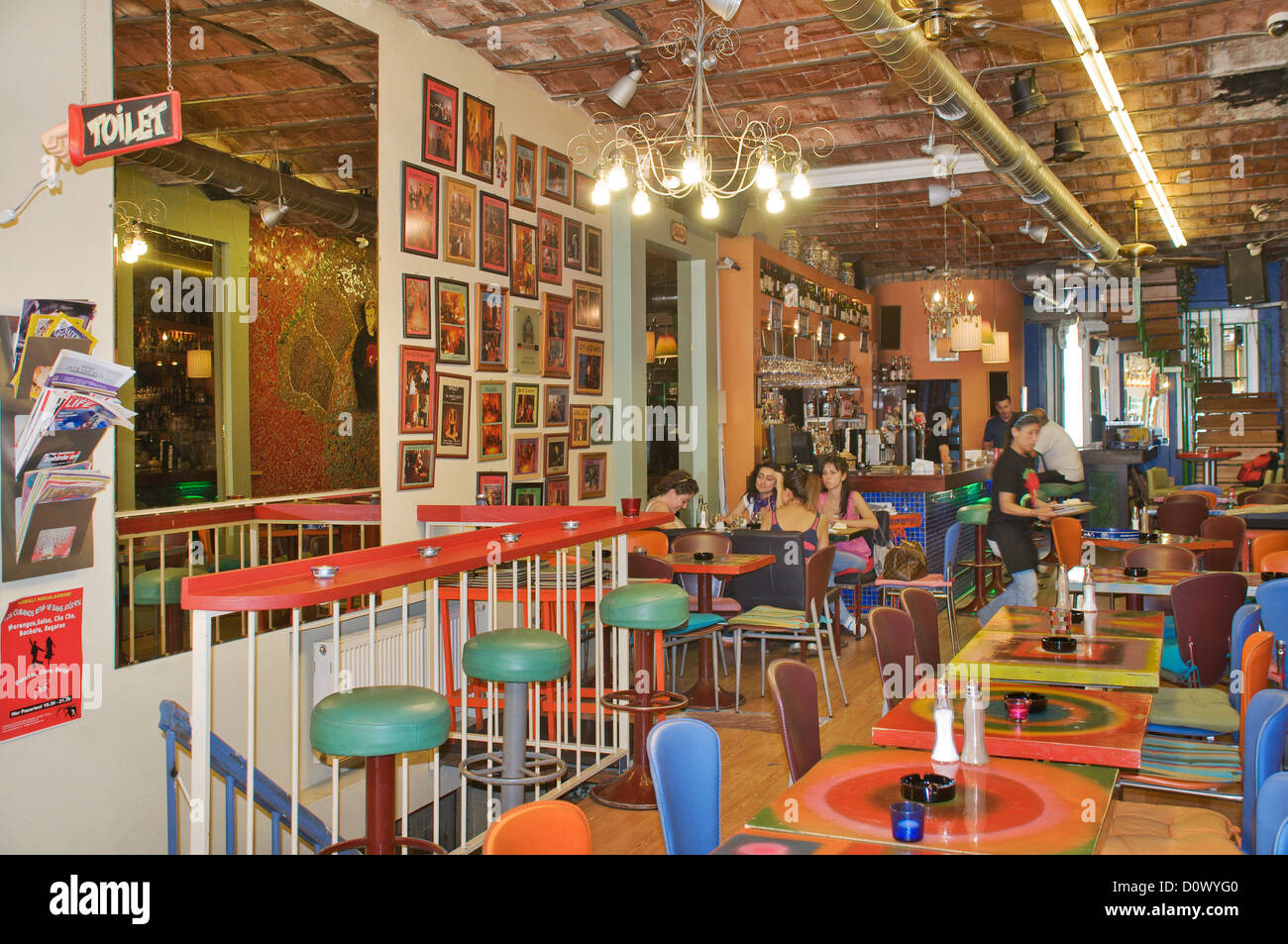 Cafe Venta del Toro, Galata-Istanbul-Türkei Stockfoto